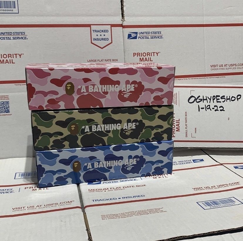 Bape OG Bape Tissue 3 Pack Size ONE SIZE - 1 Thumbnail