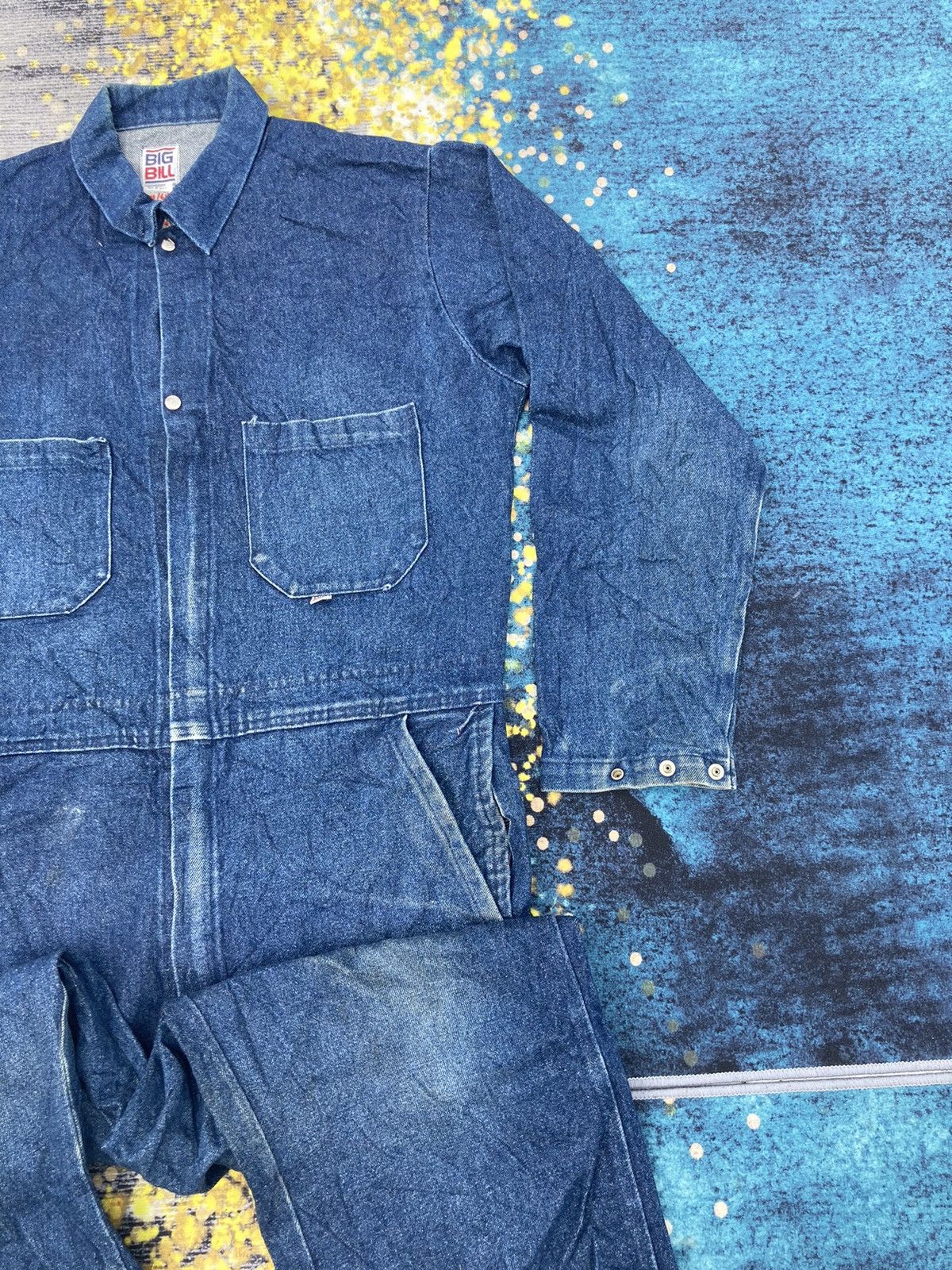 Designer × Japanese Brand DISTRESSED BIG BILL OVERALL Size US 40 / EU 56 - 4 Thumbnail