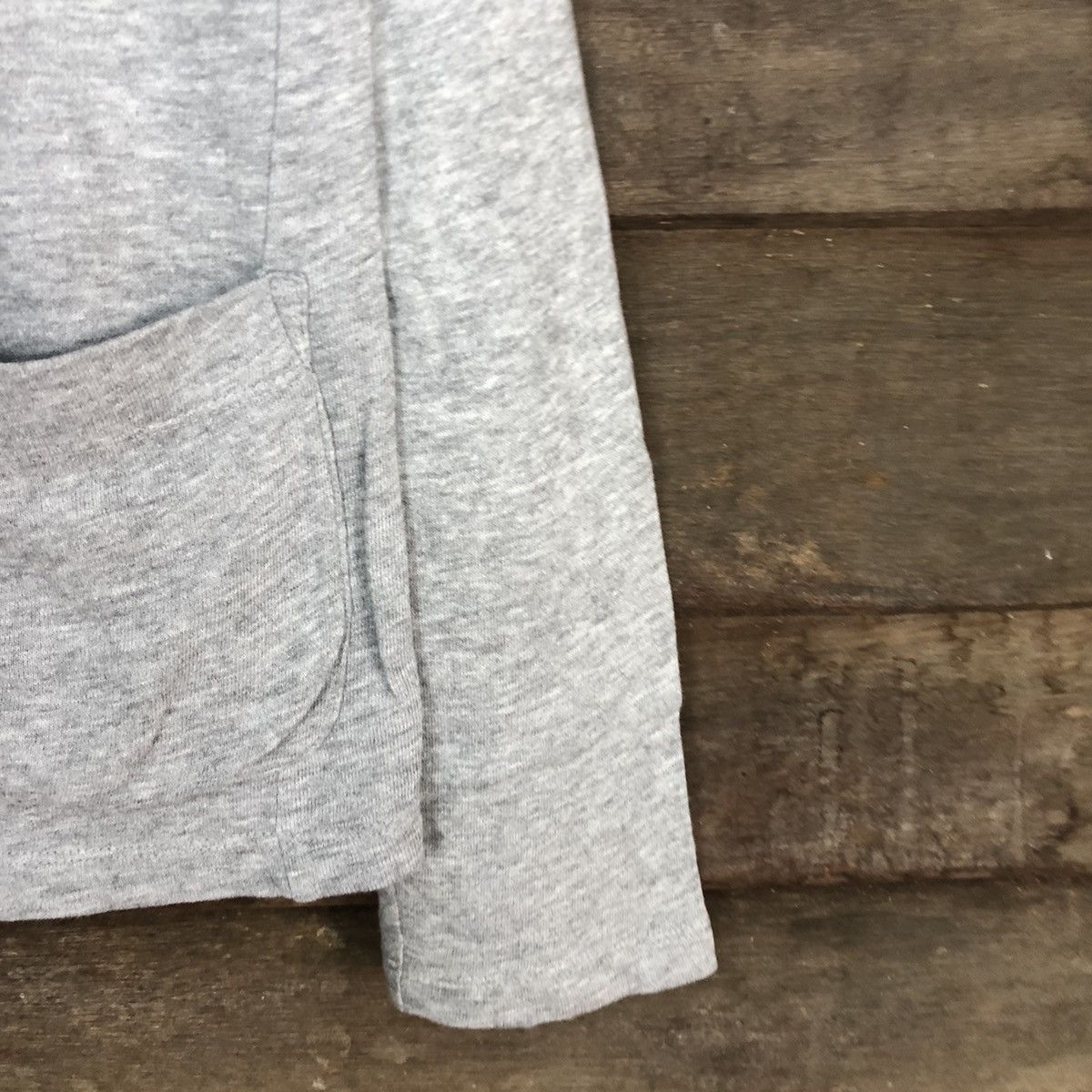 Japanese Brand Japan plain streetwear Grey Cardigan #3914 Size US M / EU 48-50 / 2 - 4 Thumbnail