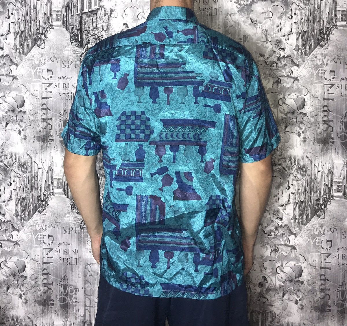 Vintage Vintage Thai Silk shirt Size US L / EU 52-54 / 3 - 2 Thumbnail