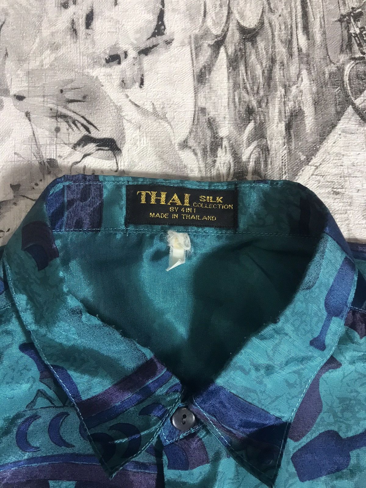 Vintage Vintage Thai Silk shirt Size US L / EU 52-54 / 3 - 6 Thumbnail