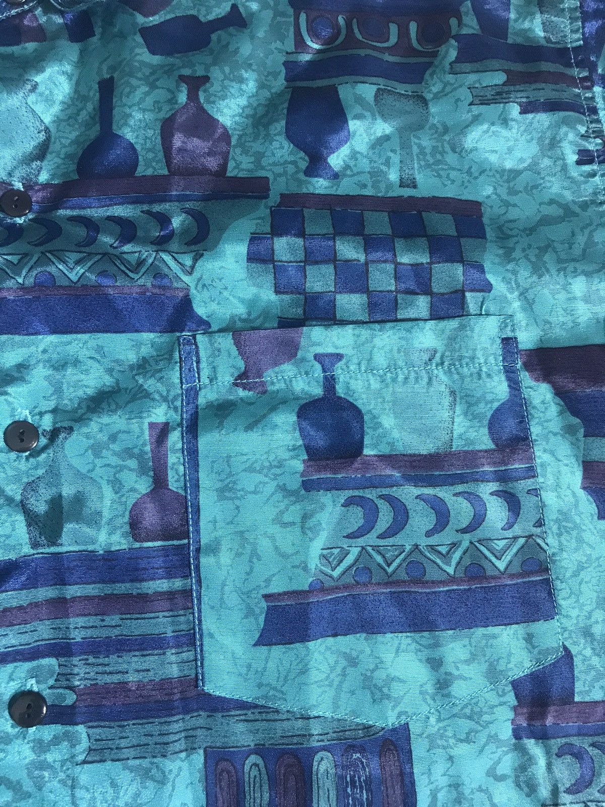 Vintage Vintage Thai Silk shirt Size US L / EU 52-54 / 3 - 3 Thumbnail