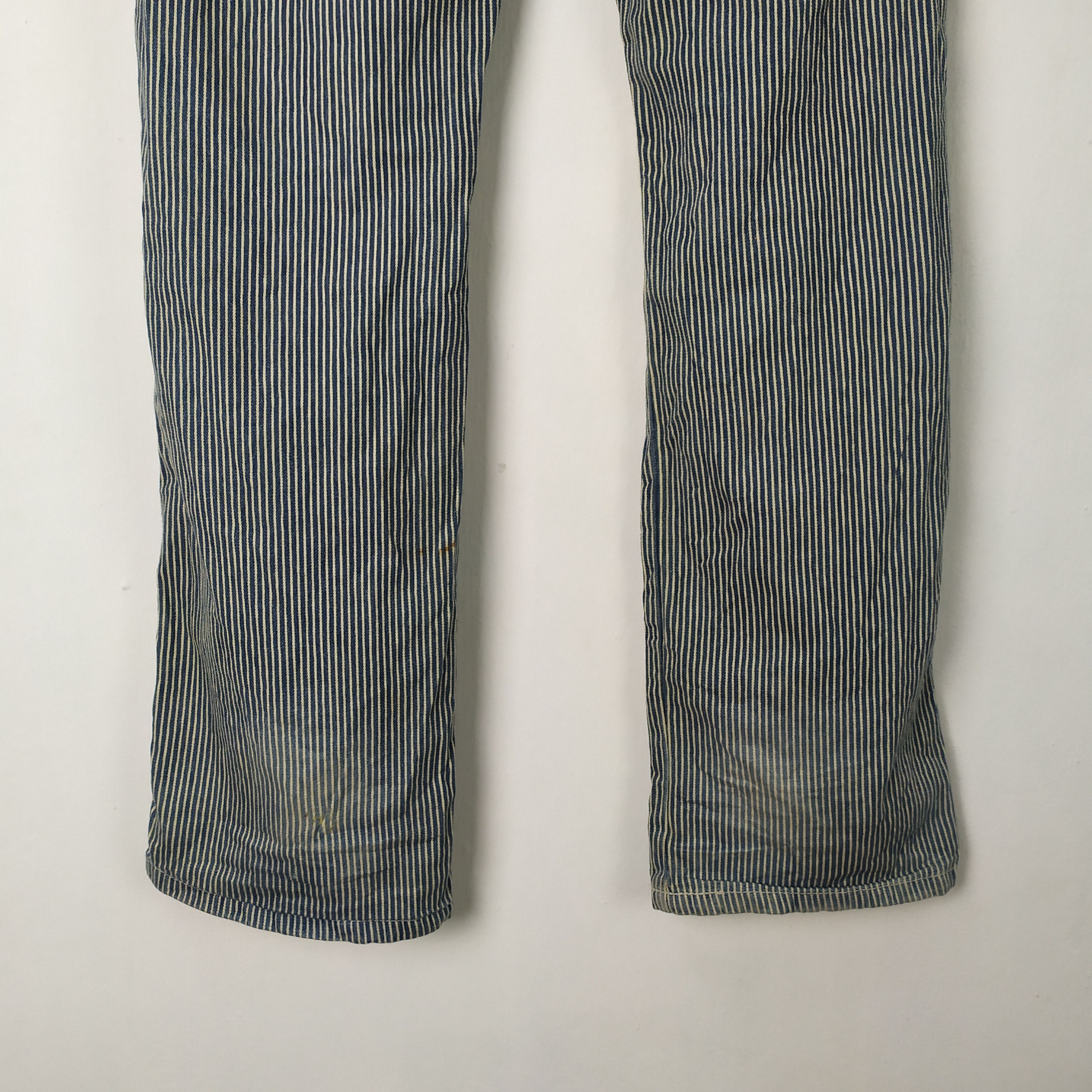 Japanese Brand VINTAGE JAPANESE HICKORY STRIPE CARGO PANTS Size US 32 / EU 48 - 13 Thumbnail