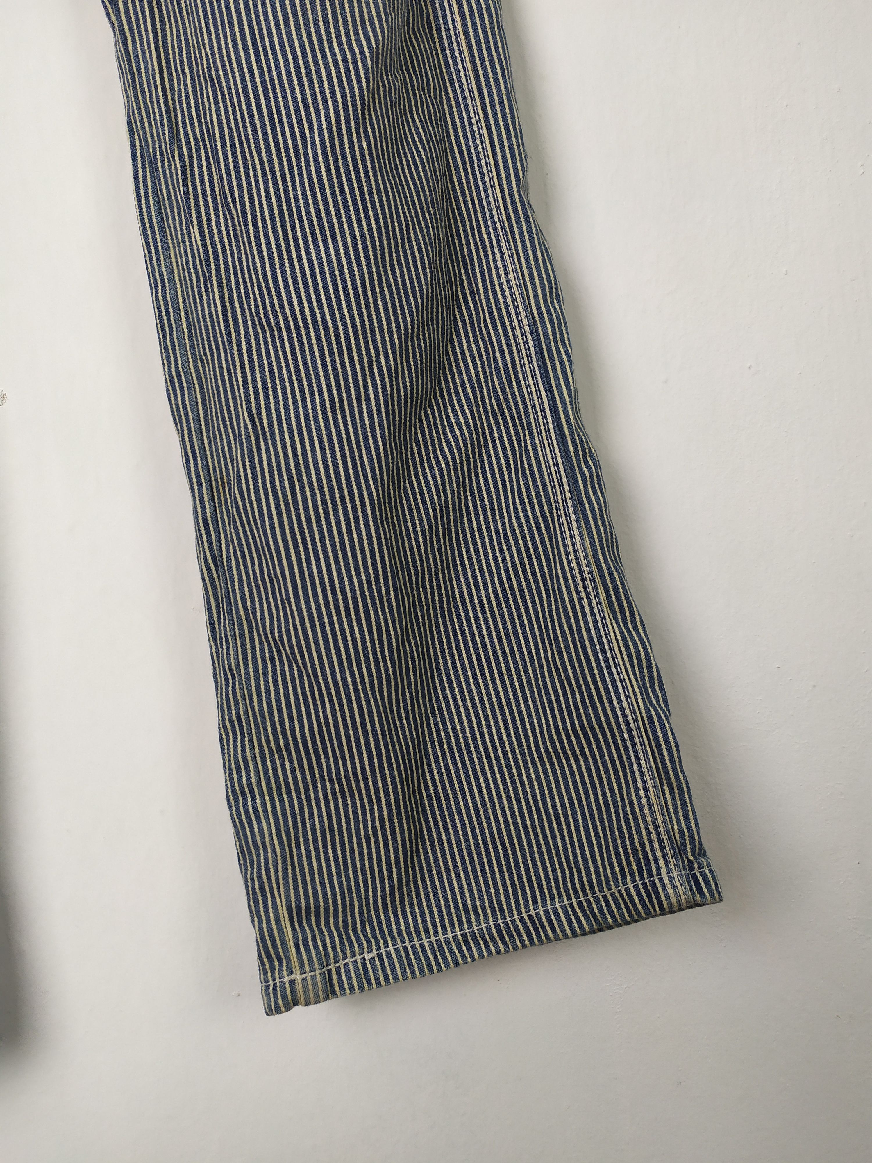 Japanese Brand VINTAGE JAPANESE HICKORY STRIPE CARGO PANTS Size US 32 / EU 48 - 8 Thumbnail
