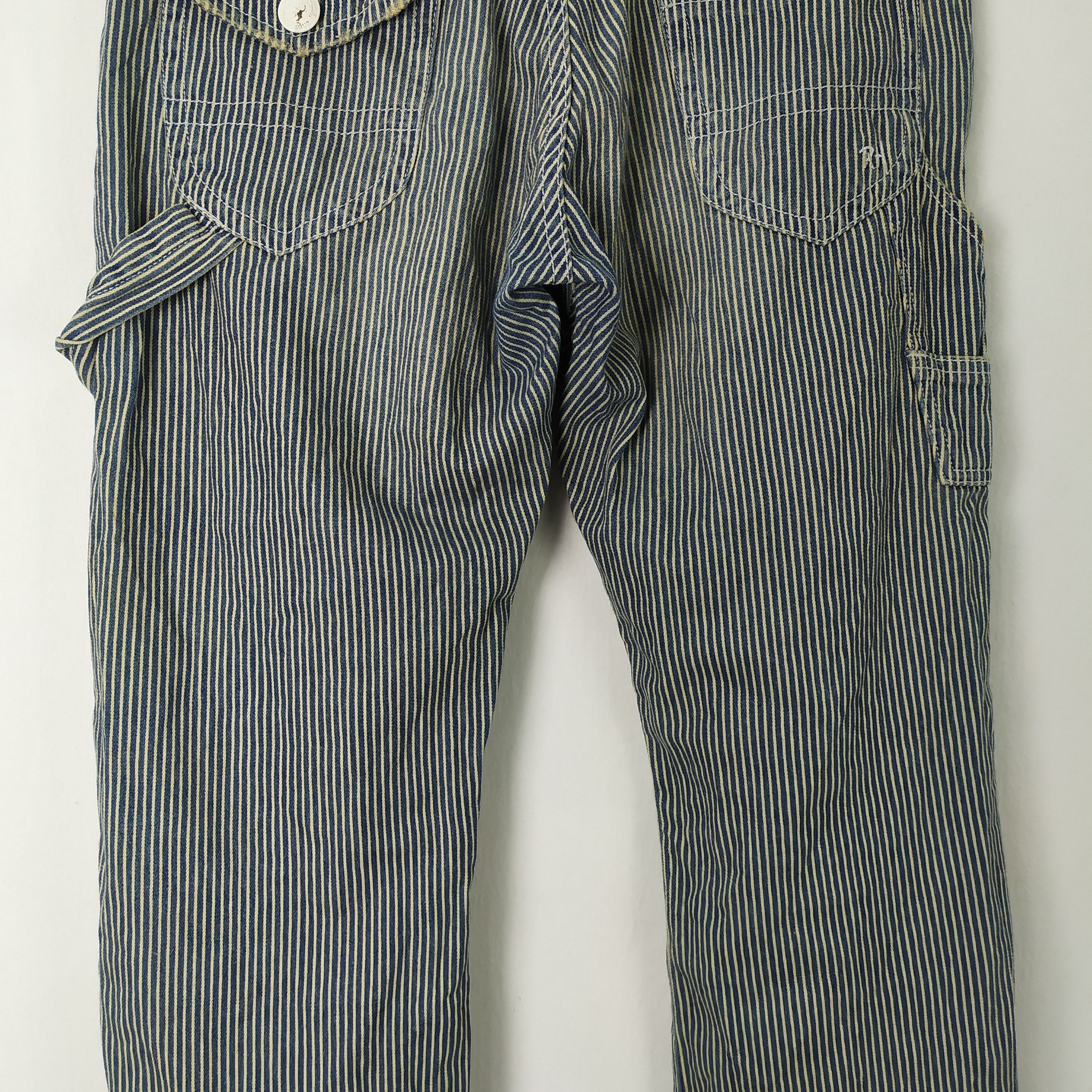 Japanese Brand VINTAGE JAPANESE HICKORY STRIPE CARGO PANTS Size US 32 / EU 48 - 14 Thumbnail
