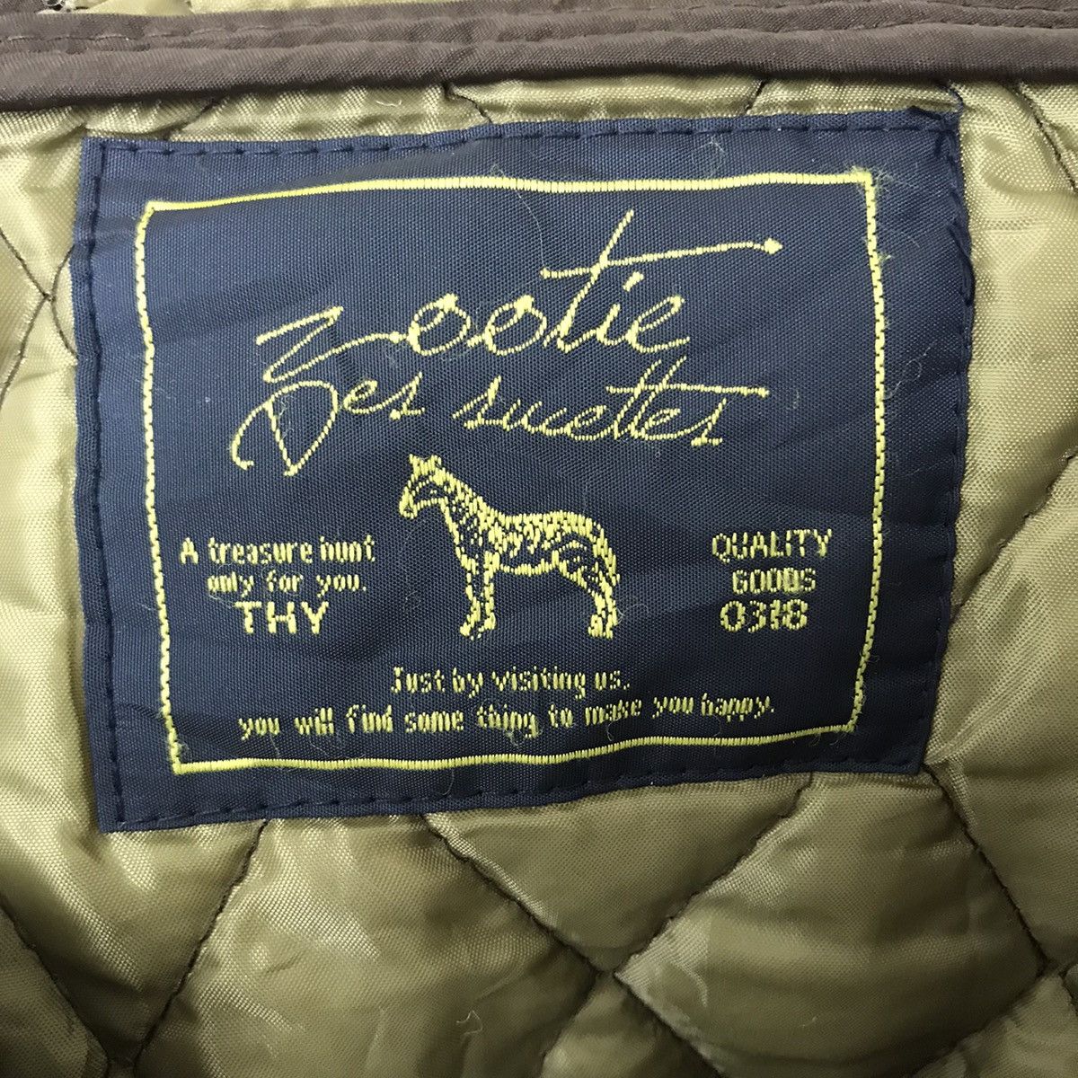 Japanese Brand ZOOTIE DES SUCETTES Japanese Brand Quilted Jacket Size US M / EU 48-50 / 2 - 3 Thumbnail