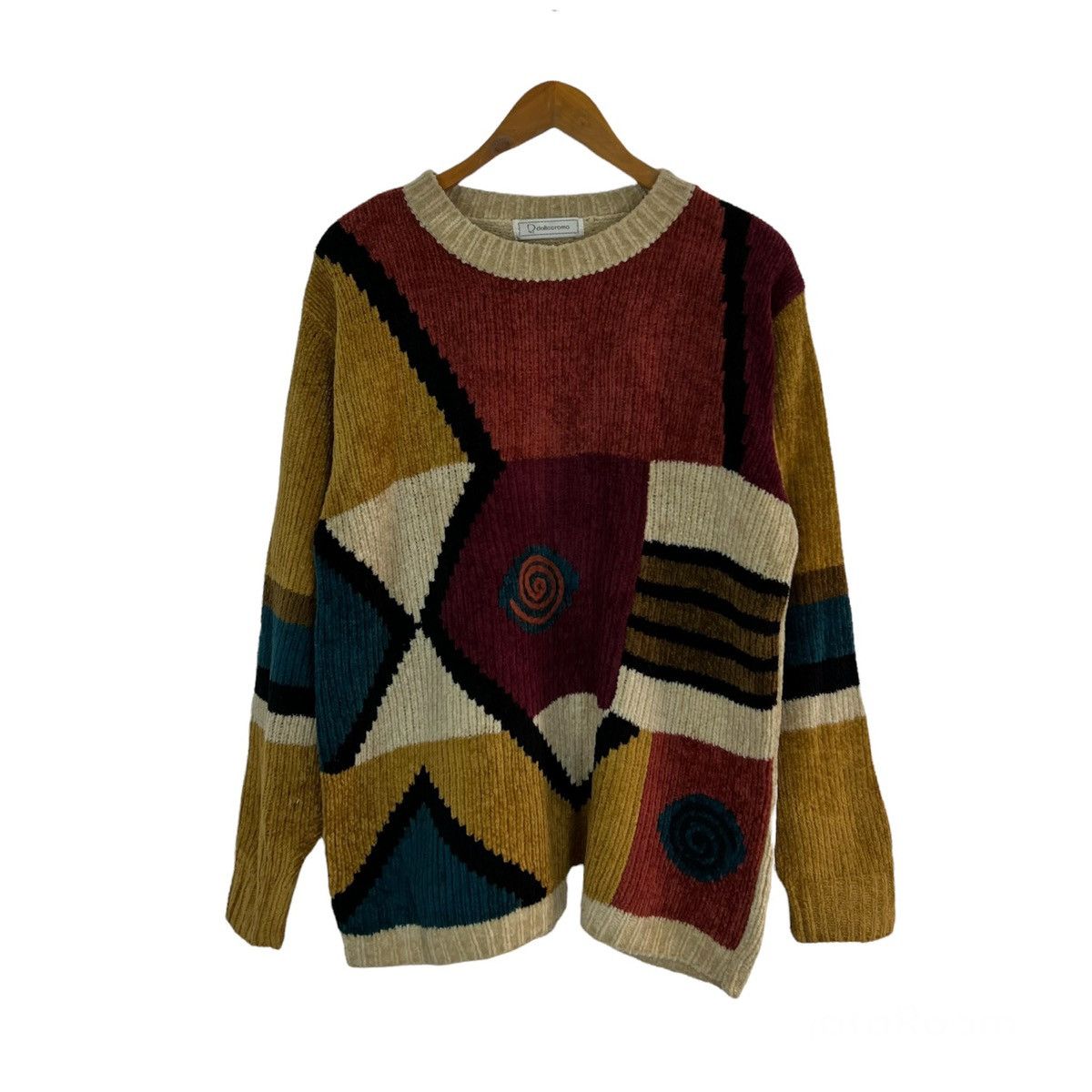 VINTAGE D DALLCO’ROMA KNITWEAR SWEATSHIRT RARE DESIGN