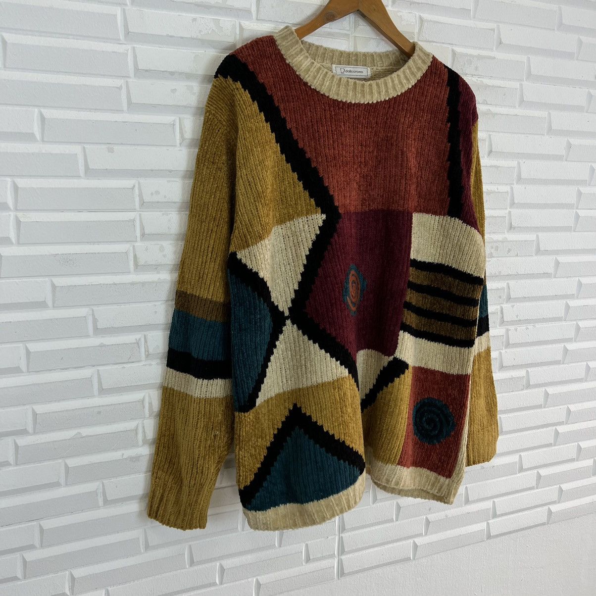 Japanese Brand VINTAGE D DALLCO’ROMA KNITWEAR SWEATSHIRT RARE DESIGN Size US M / EU 48-50 / 2 - 5 Thumbnail