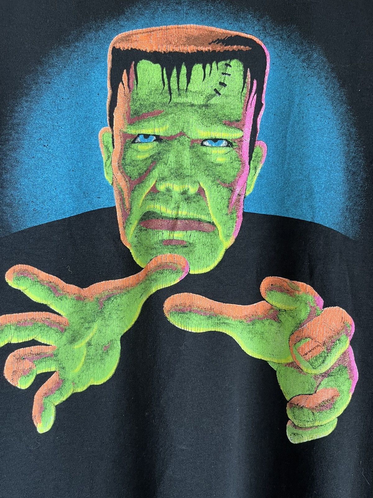 Vintage Vintage tshirt Frankenstein ft19 Size US M / EU 48-50 / 2 - 2 Thumbnail