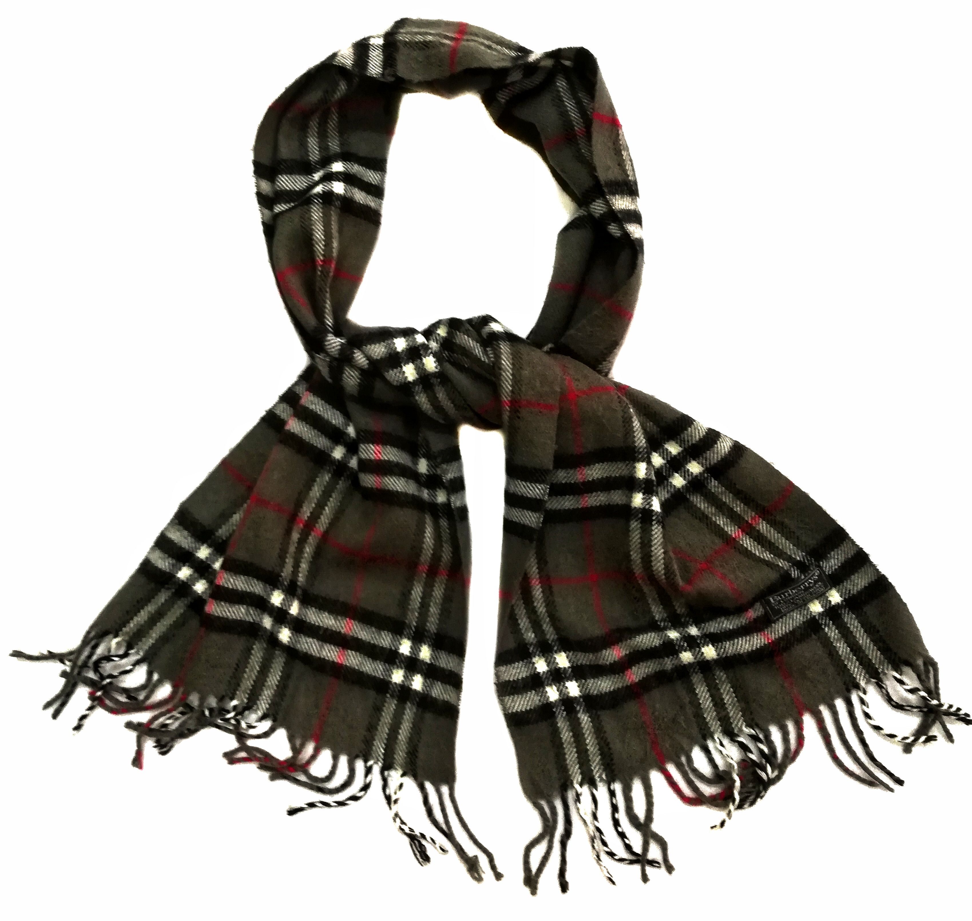 Burberry × Vintage 🔥Burberrys Wool Nova Check Plaid Tartan Scarves Muffler🔥 Size ONE SIZE - 6 Thumbnail