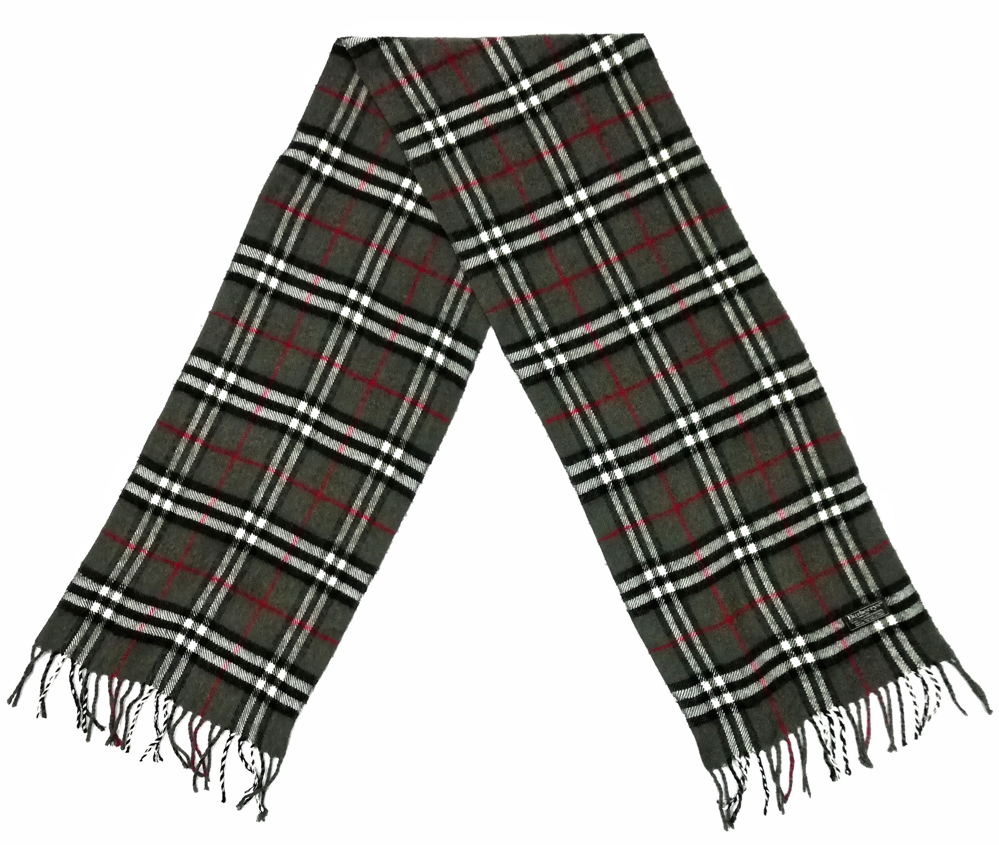 Burberry × Vintage 🔥Burberrys Wool Nova Check Plaid Tartan Scarves Muffler🔥 Size ONE SIZE - 3 Thumbnail