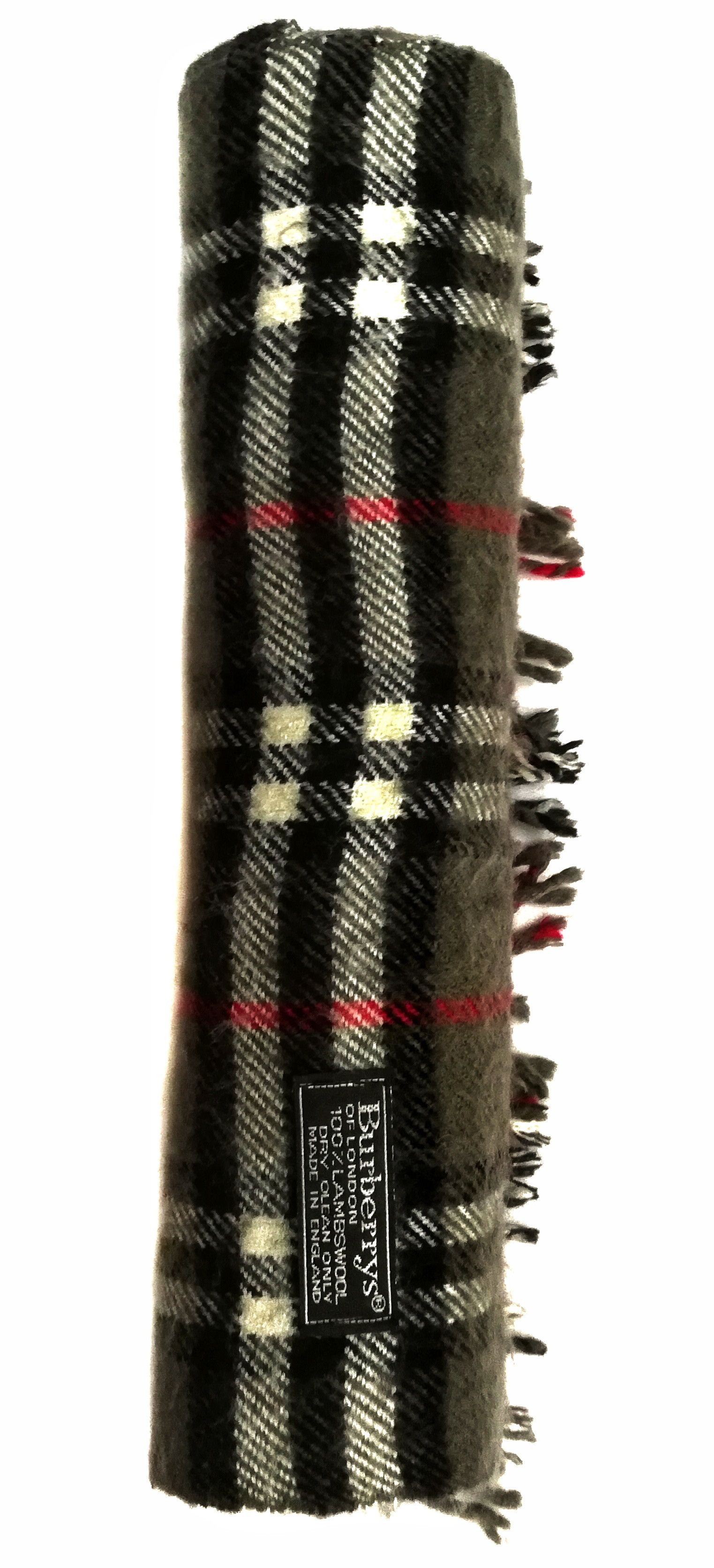 Burberry × Vintage 🔥Burberrys Wool Nova Check Plaid Tartan Scarves Muffler🔥 Size ONE SIZE - 7 Thumbnail