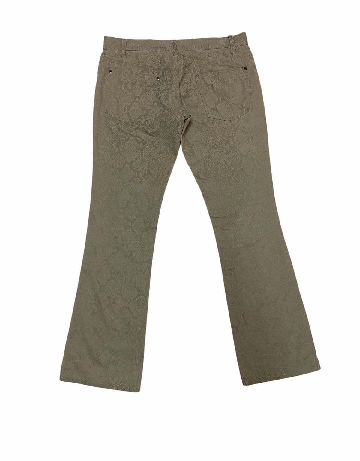 Japanese Brand × Vintage Japanese Semantic Design Snake Skin Trousers Cargo Pants Size US 33 - 2 Thumbnail