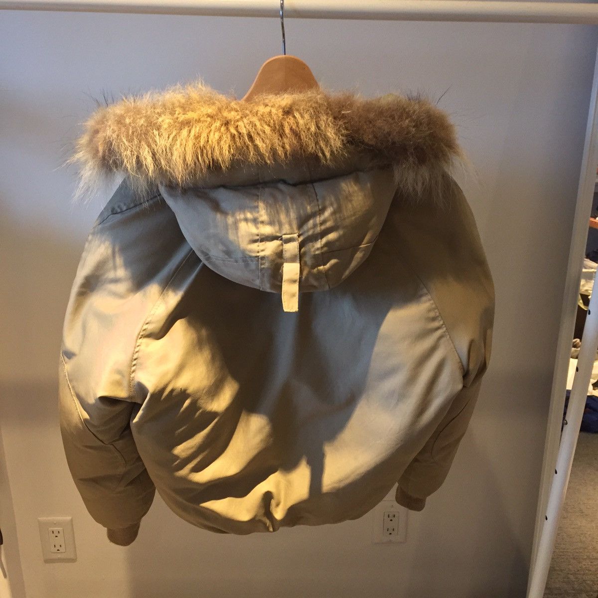 Vintage Vintage 70s military fur hooded parka bomber *no size tag* Size US L / EU 52-54 / 3 - 9 Thumbnail