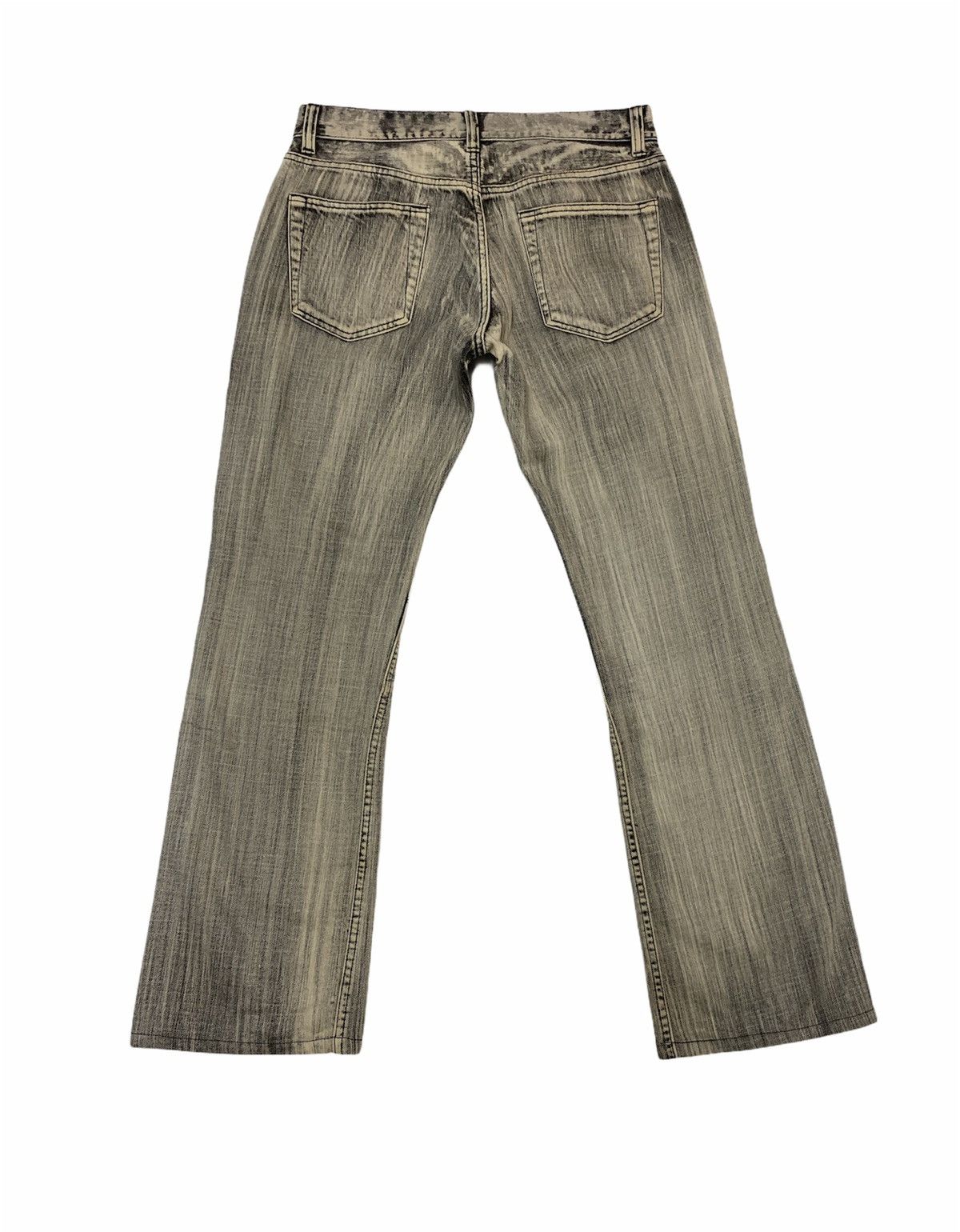Japanese Brand × Seditionaries Japanese Skull Distressed Ripped Bleached Washed Denim Pants Size US 32 / EU 48 - 2 Thumbnail