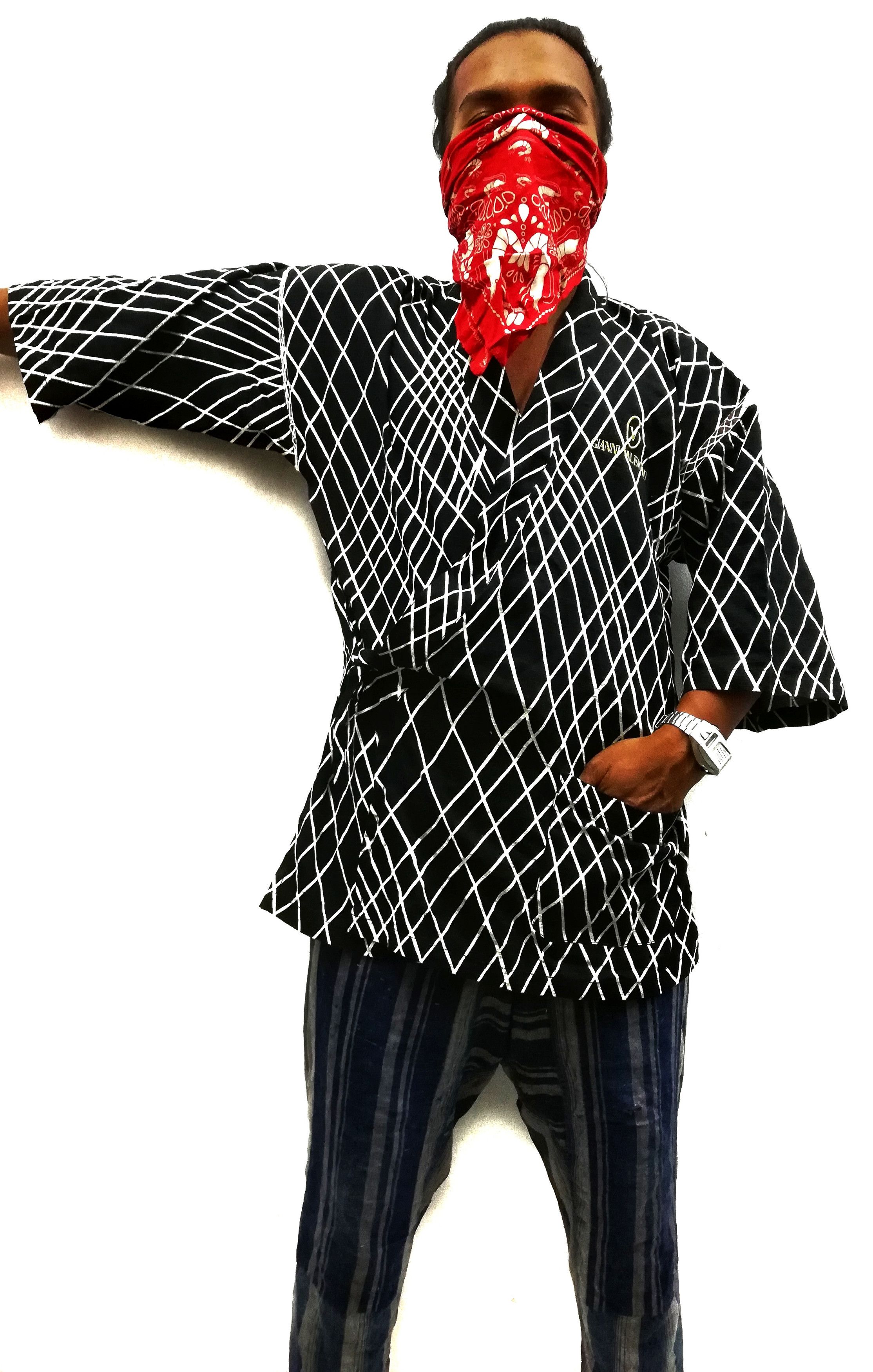 Designer × Giovanni Valentino × Valentino 🔥Gianni Valentino Asymmetrical Design Kimono Japan Style🔥 Size US M / EU 48-50 / 2 - 2 Thumbnail