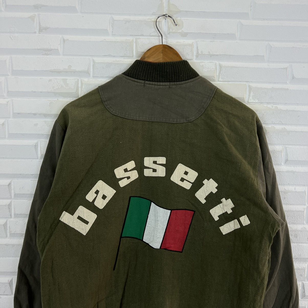 Japanese Brand VINTAGE VARSITY JACKET BASSETTI MILANO BIG LOGO Size US S / EU 44-46 / 1 - 3 Thumbnail
