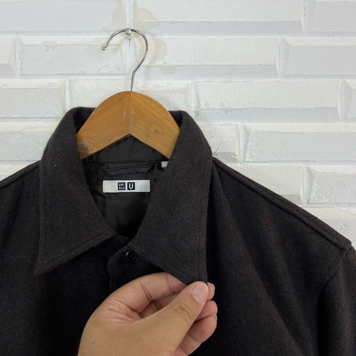 Japanese Brand RARE WOOL BUTTON JACKET UNIQLO JAPAN UNDERCOVER JUN TAKASHI Size US S / EU 44-46 / 1 - 4 Thumbnail