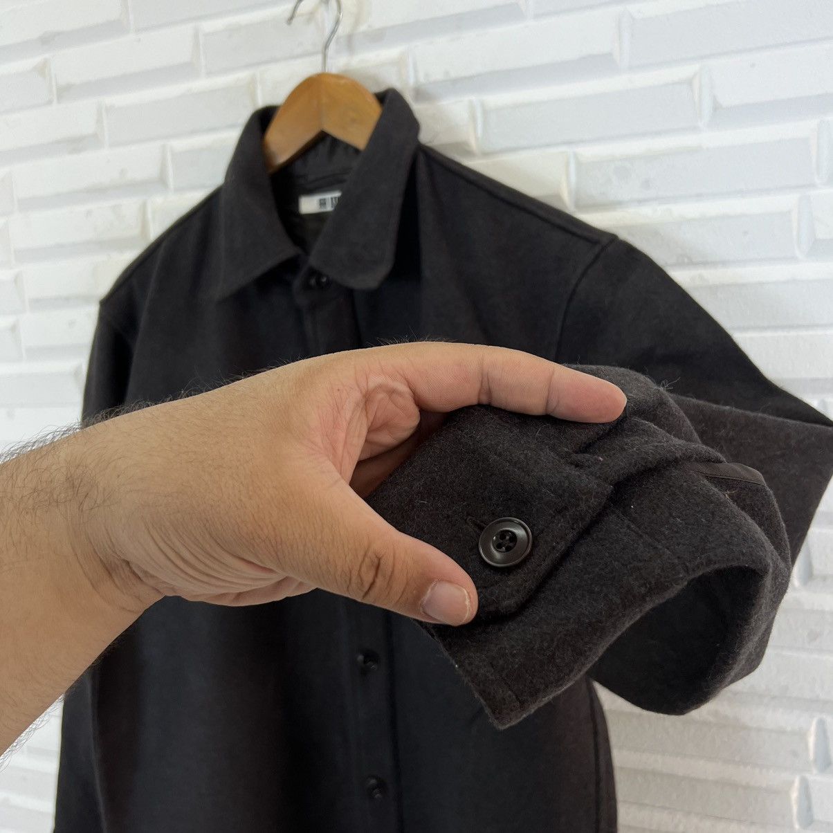 Japanese Brand RARE WOOL BUTTON JACKET UNIQLO JAPAN UNDERCOVER JUN TAKASHI Size US S / EU 44-46 / 1 - 5 Thumbnail