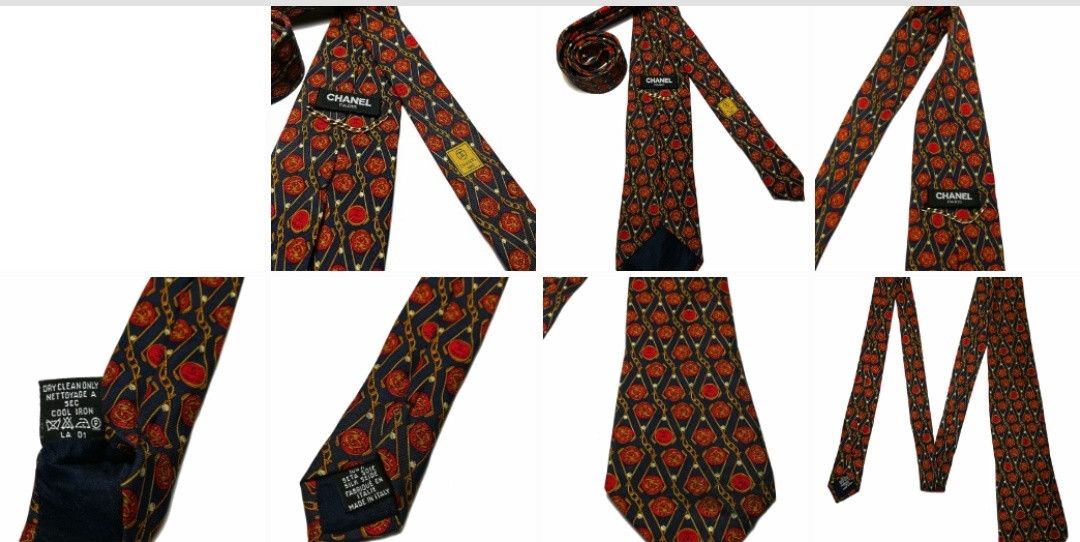 Chanel × Other 🔥Chanel 100% Seta Soie Silk Made In Italy Monogram Tie🔥 Size ONE SIZE - 8 Thumbnail