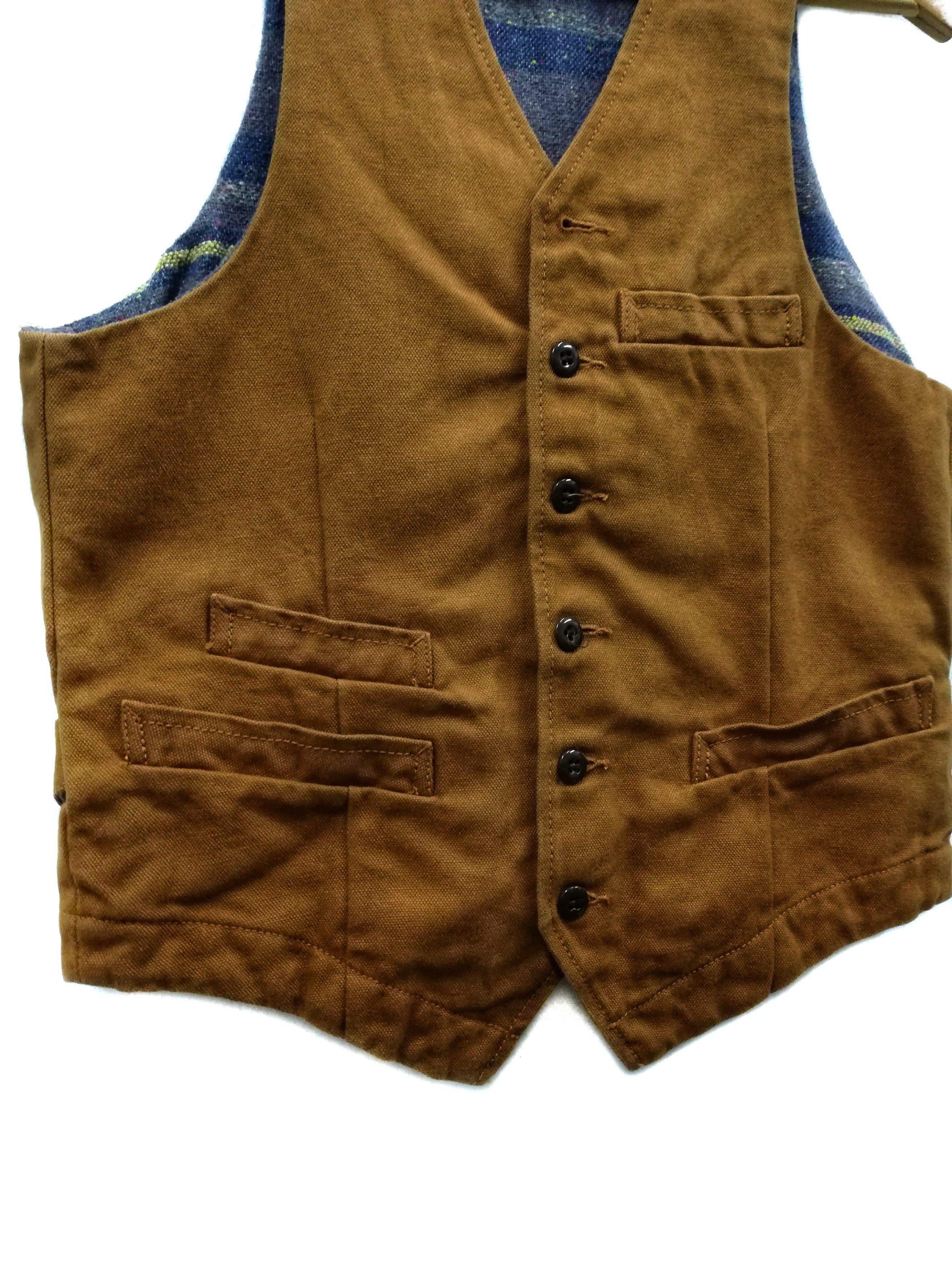 Beams Plus 🔥Beams+ Casual Men Button Up Vest Jacket Cotton🔥 Size US S / EU 44-46 / 1 - 2 Thumbnail