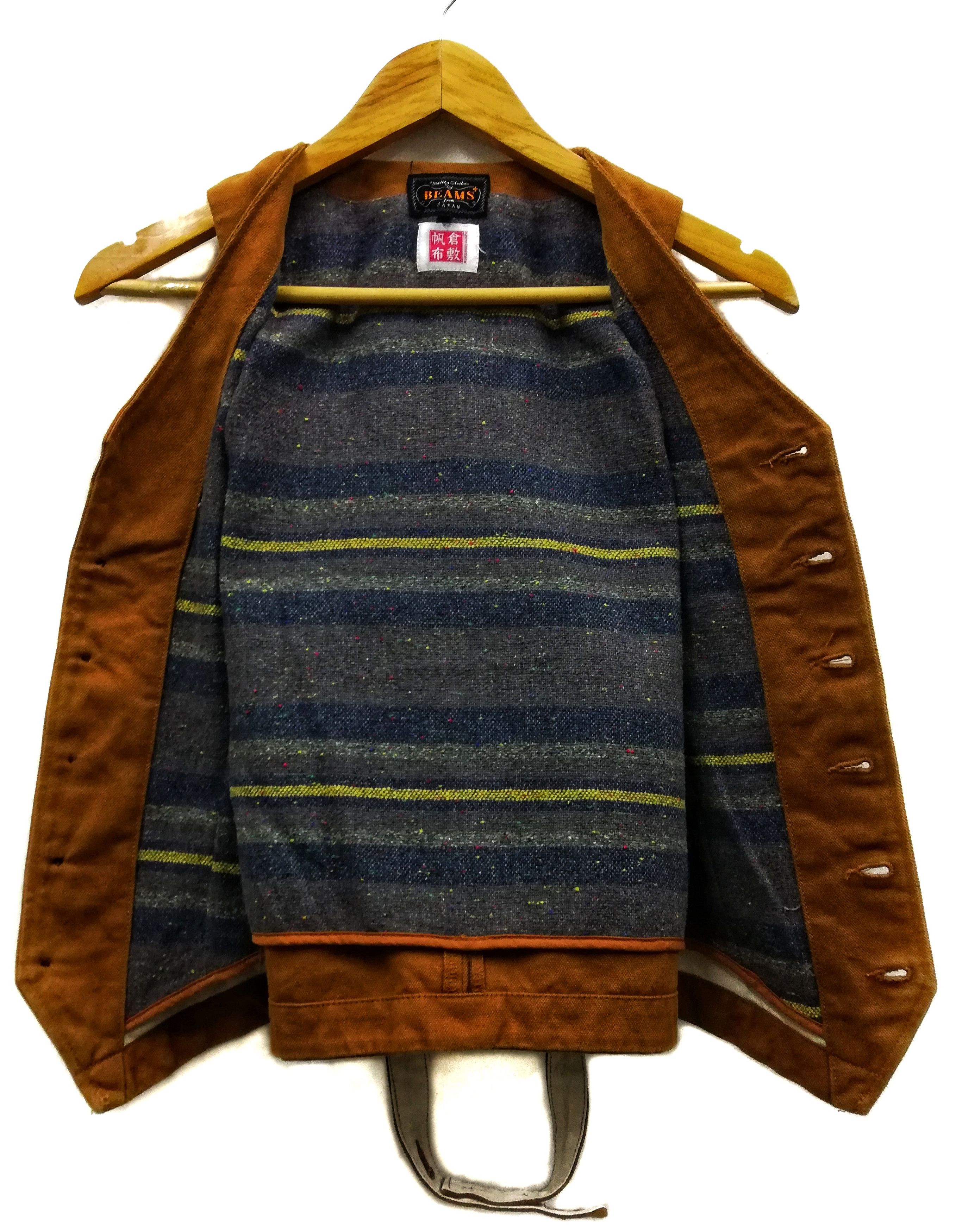 Beams Plus 🔥Beams+ Casual Men Button Up Vest Jacket Cotton🔥 Size US S / EU 44-46 / 1 - 3 Thumbnail
