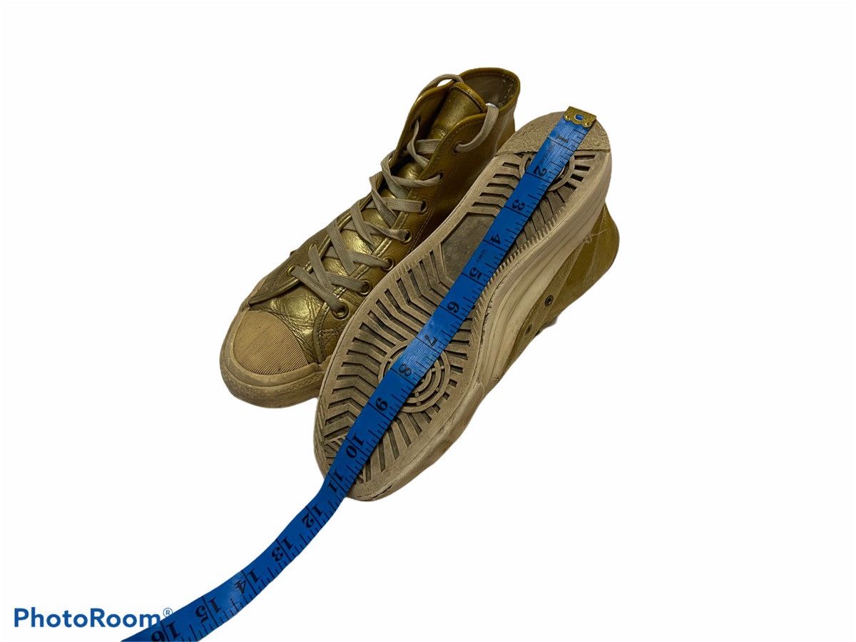 Comme des Garcons Comme Des Garcons Foil Platform Metallic Gold Sneakers UK9 Size US 9 / EU 42 - 11 Thumbnail