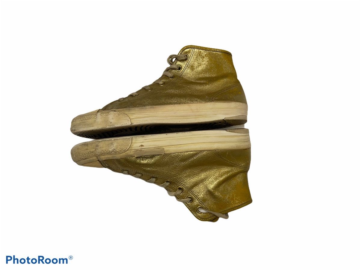 Comme des Garcons Comme Des Garcons Foil Platform Metallic Gold Sneakers UK9 Size US 9 / EU 42 - 8 Thumbnail