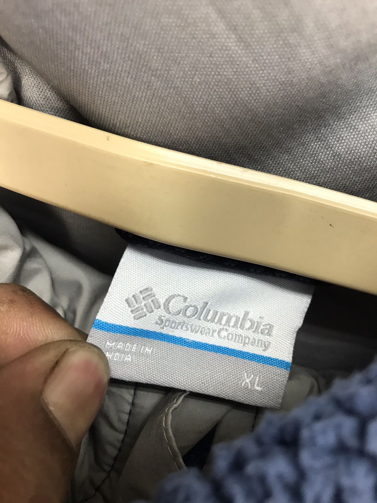 Columbia Colombia small spellout fleece zipper jacket with hoodie Size US L / EU 52-54 / 3 - 5 Thumbnail