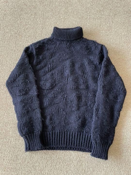 Yohji Yamamoto Pour Homme Turtleneck Knit Sweater Size US M / EU 48-50 / 2 - 1 Thumbnail