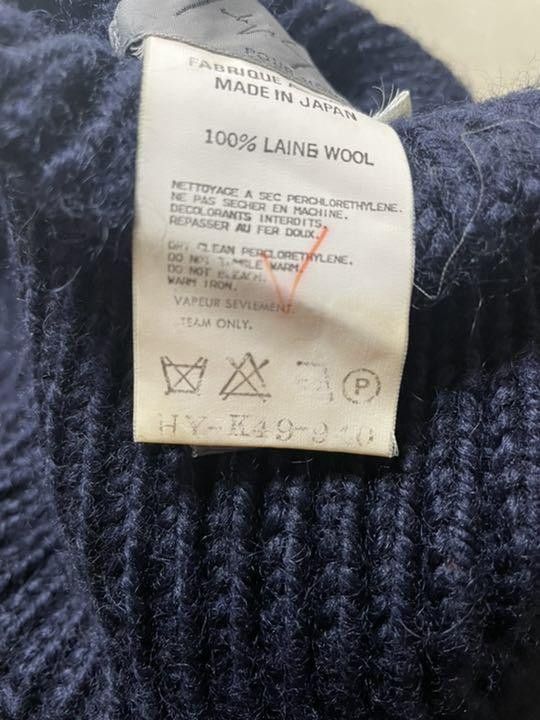 Yohji Yamamoto Pour Homme Turtleneck Knit Sweater Size US M / EU 48-50 / 2 - 4 Thumbnail