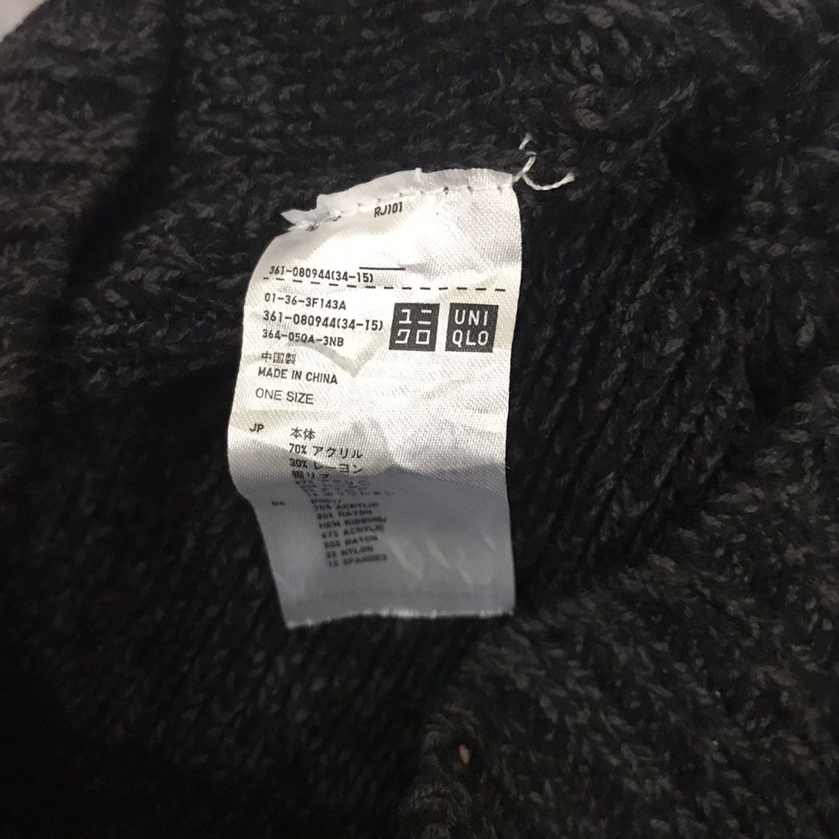 Japanese Brand Uniqlo Knit Beanie Hat