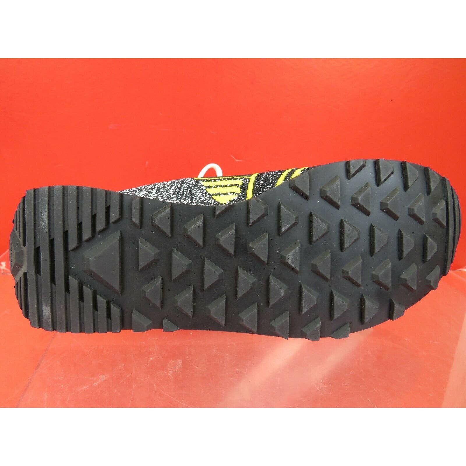 Prada 2EG272 YELLOW BLACK FABRIC TRAINERS KNIT LOGO SNEAKERS 9 Size US 10 / EU 43 - 11 Thumbnail