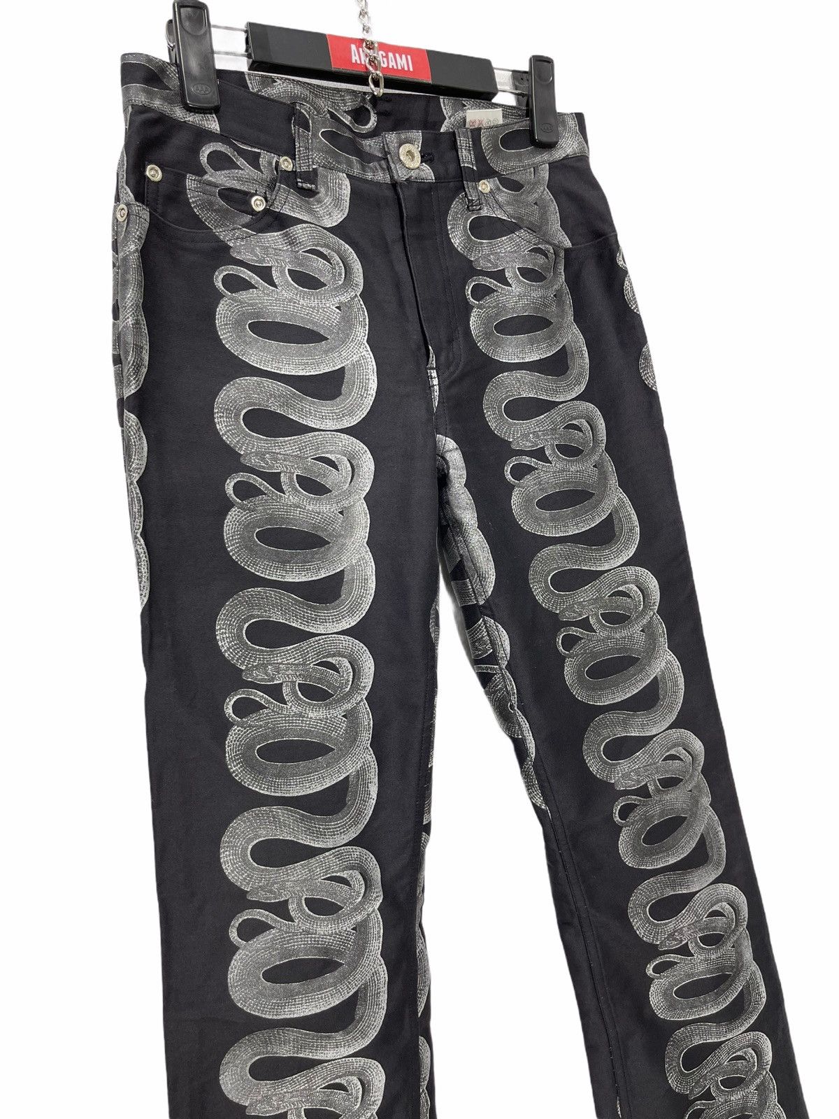 Hysteric Glamour Rare Vtg Hysterics Snake Pant Slim Slight Flare 3🟦2 Size US 28 / EU 44 - 3 Thumbnail