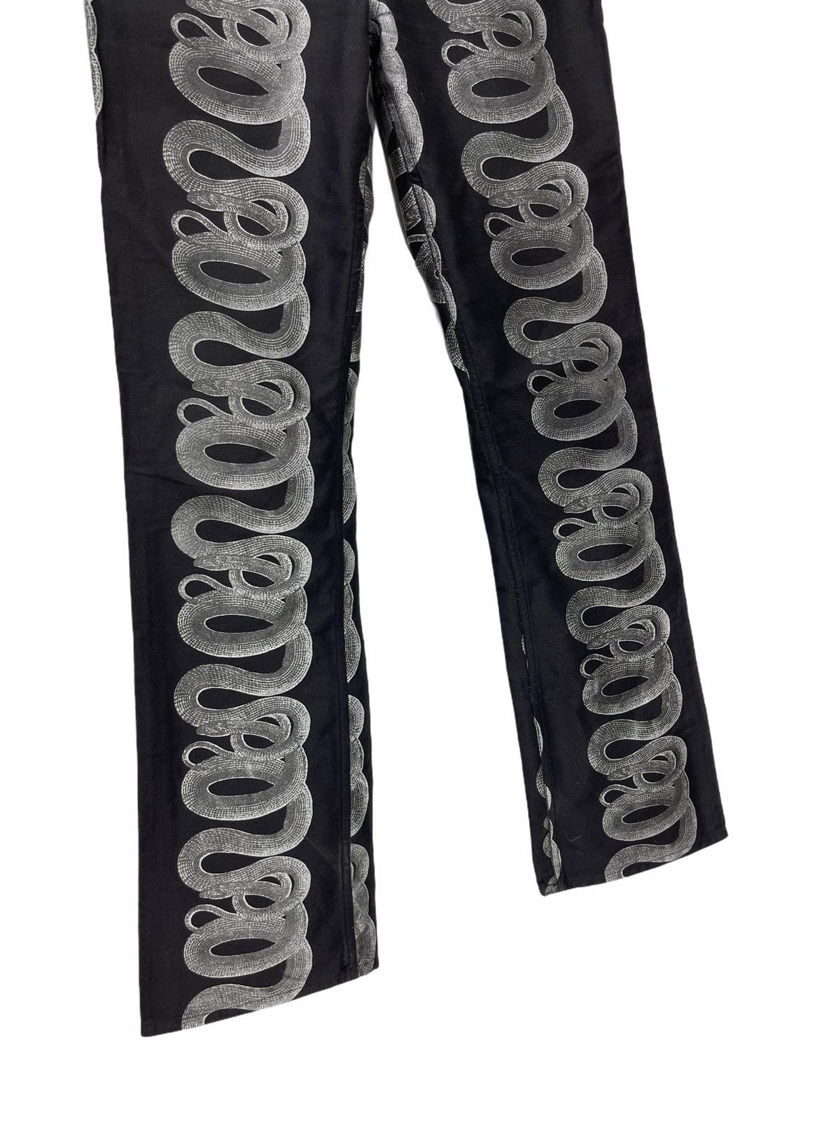 パンツ hysteric glamour snake flare pants HYSTERIC GLAMOUR SNAKE LOOP デニムフレアパンツ