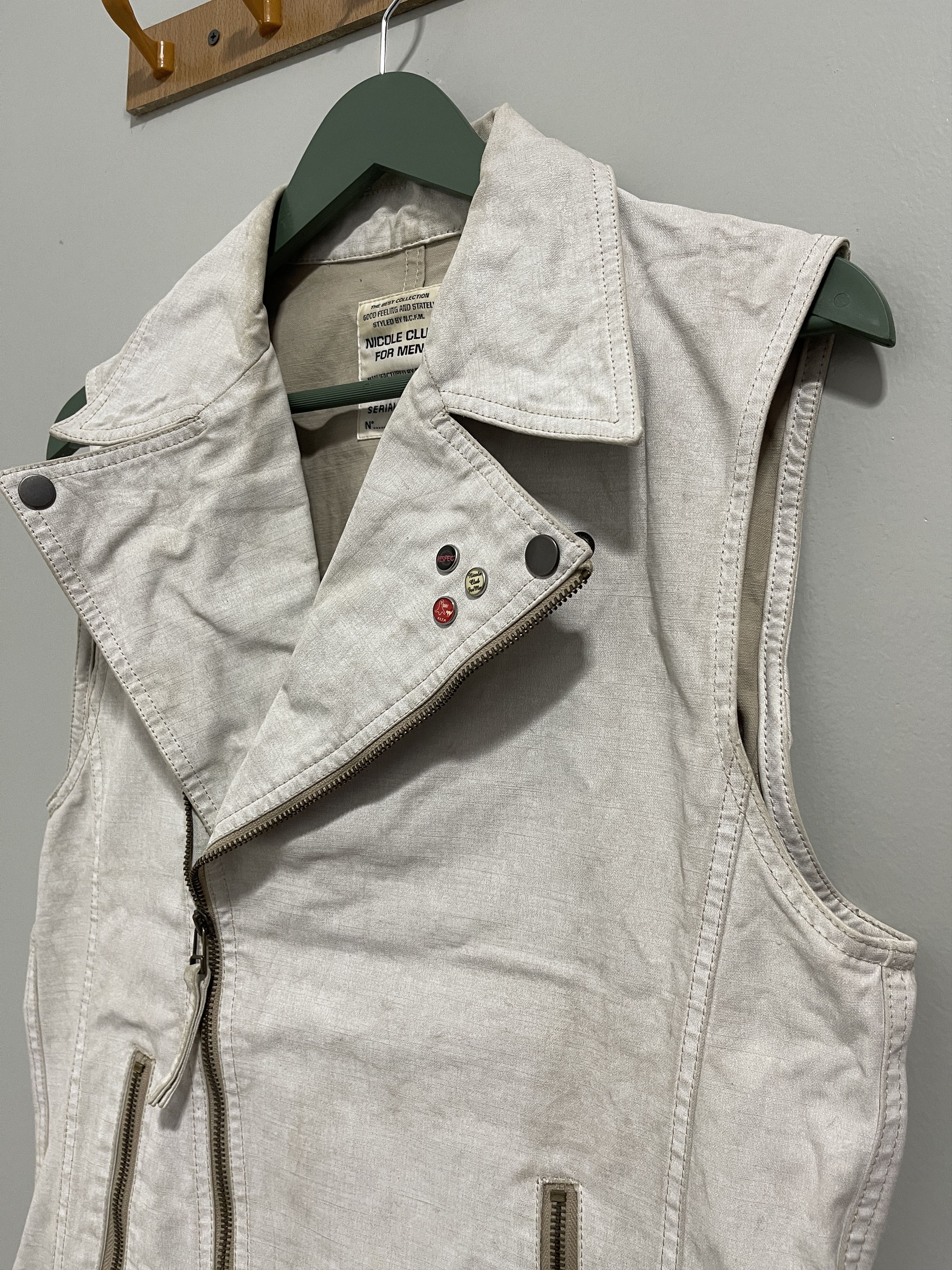 Japanese Brand × Vintage Vintage Nicole Club For Man Punk Style Seditionaries Vest Size US S / EU 44-46 / 1 - 2 Thumbnail