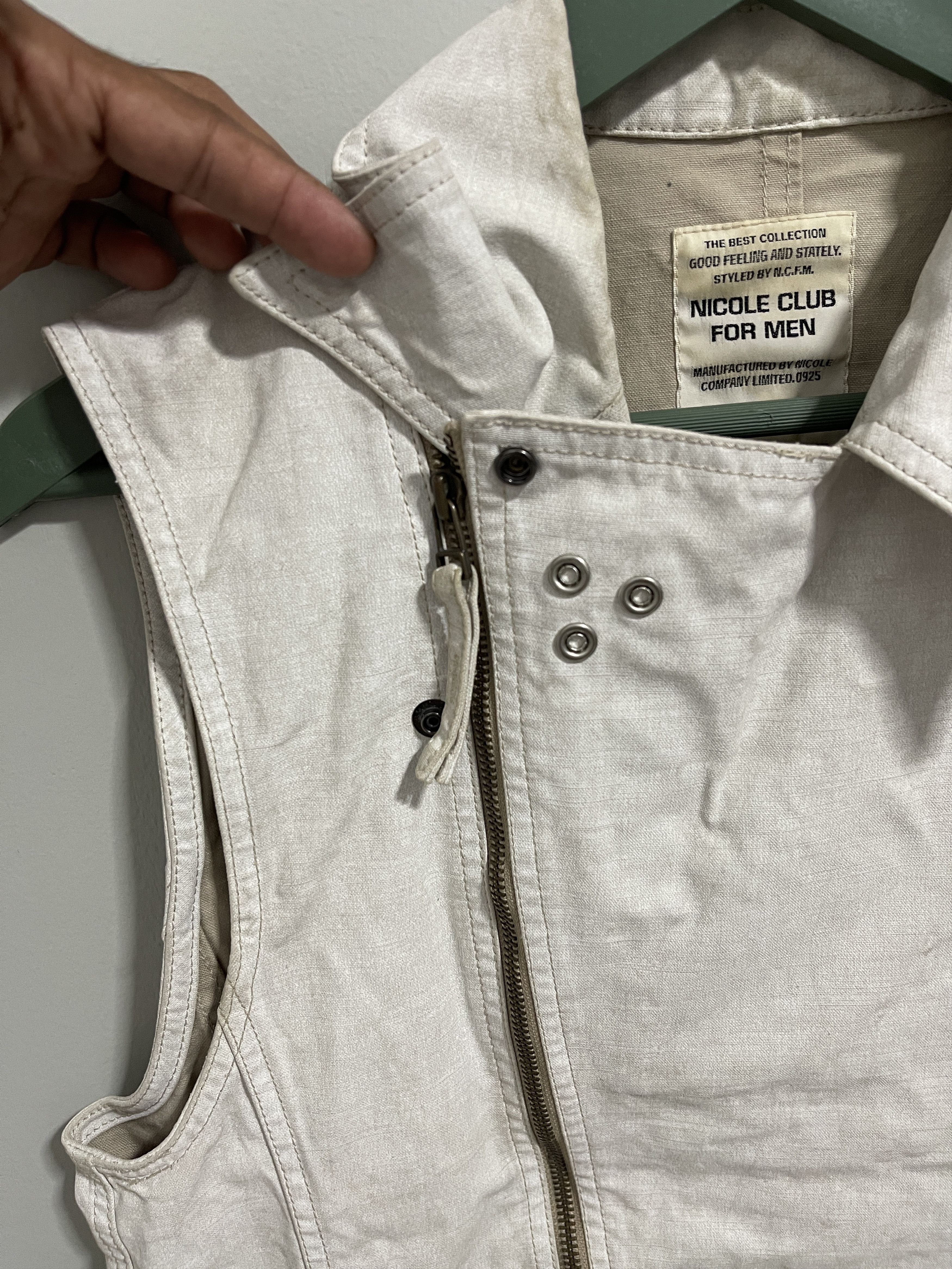 Japanese Brand × Vintage Vintage Nicole Club For Man Punk Style Seditionaries Vest Size US S / EU 44-46 / 1 - 4 Thumbnail