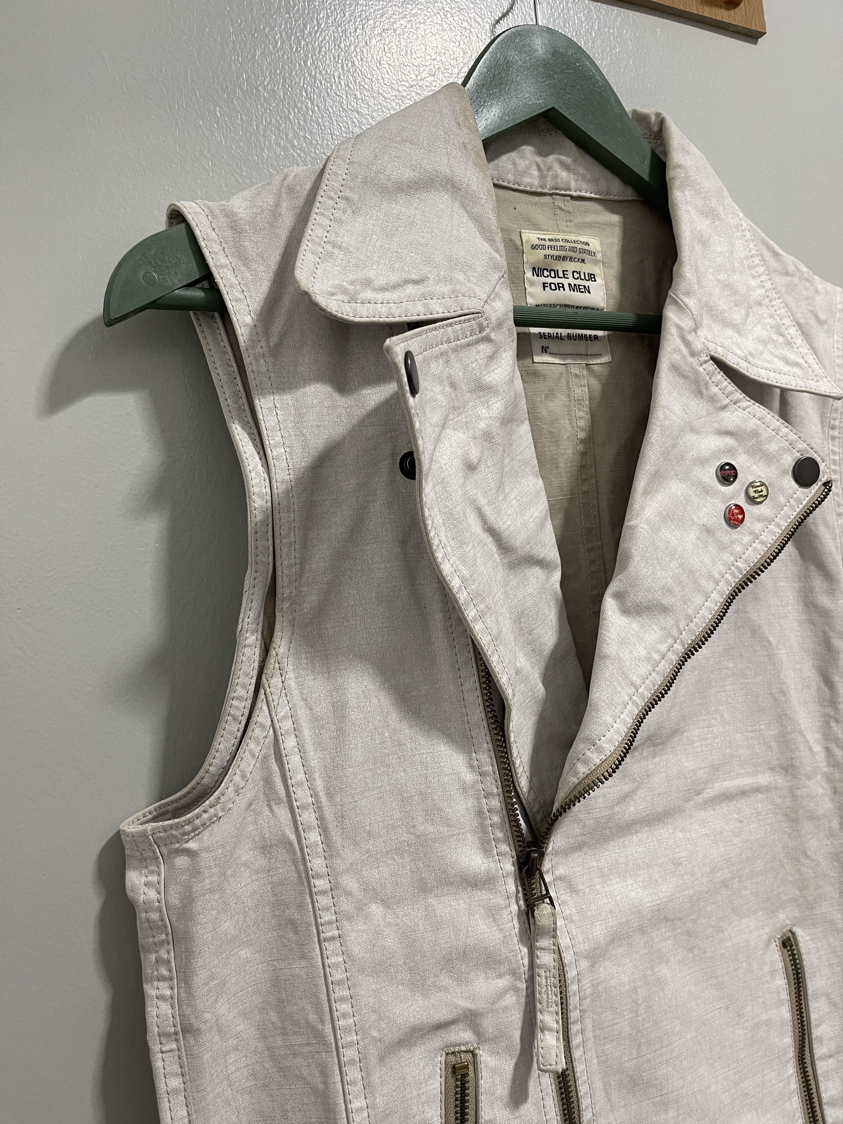Japanese Brand × Vintage Vintage Nicole Club For Man Punk Style Seditionaries Vest Size US S / EU 44-46 / 1 - 3 Thumbnail