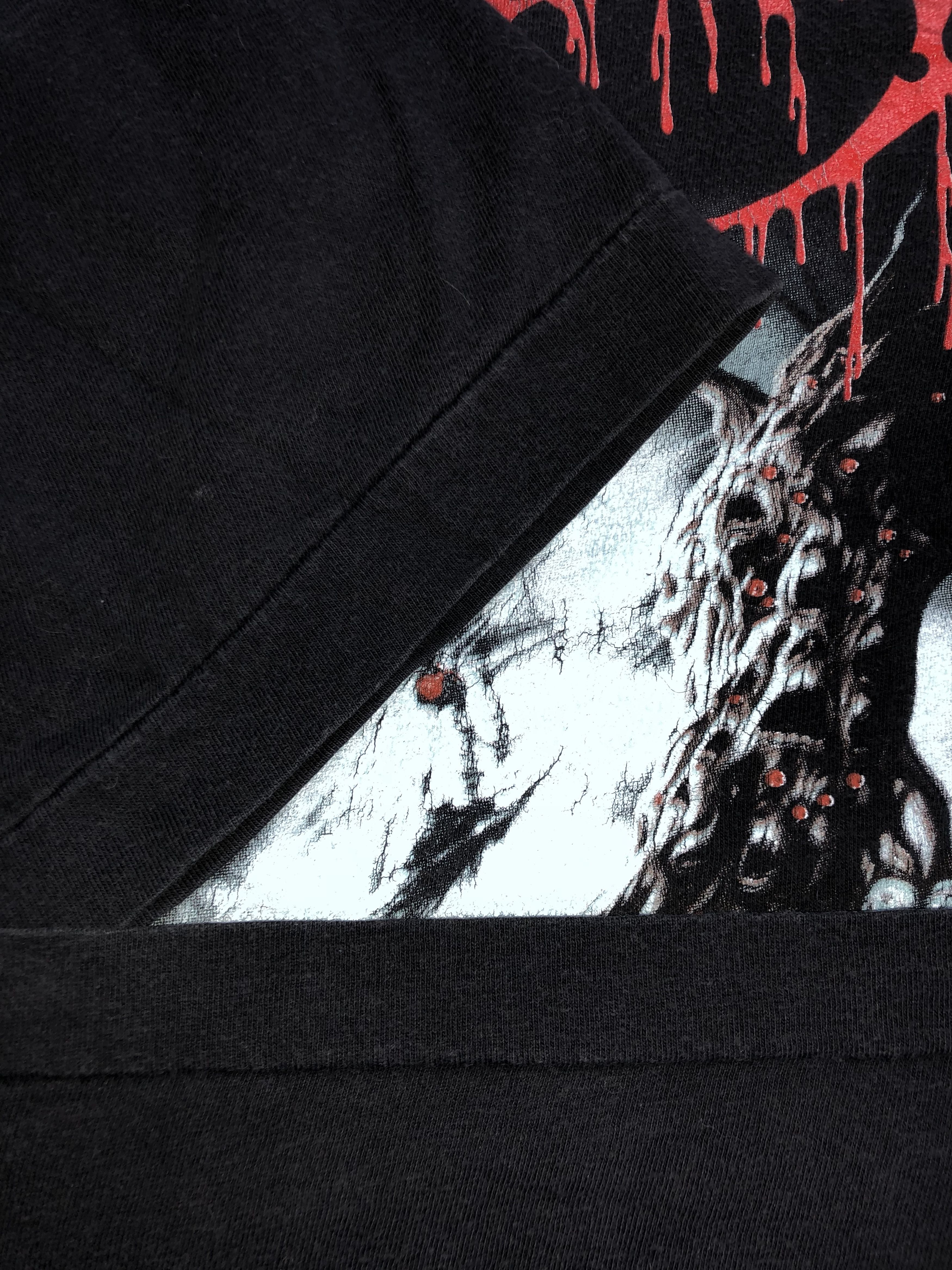 Band Tees Vintage 1990 Obituary Cause of Death Blue Grape t-shrit Size US XL / EU 56 / 4 - 9 Thumbnail