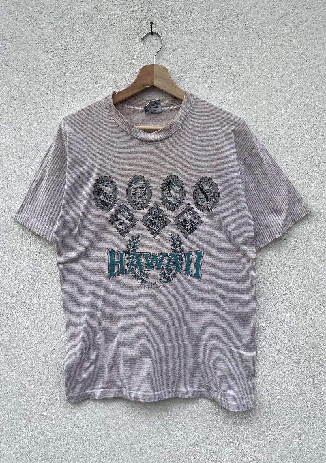 Vintage Vintage Hawaii striped tee Size US M / EU 48-50 / 2 - 1 Thumbnail
