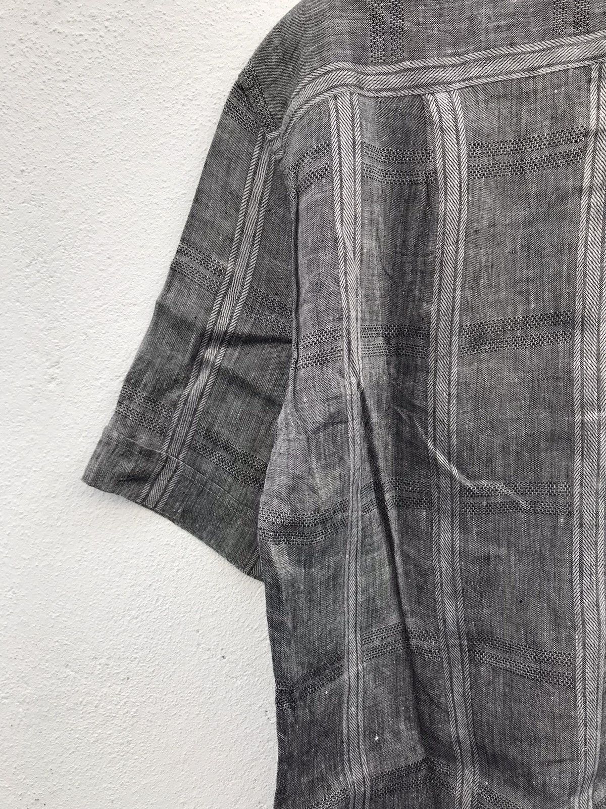 Lanvin Made In Italy Lanvin Western Wear Linen Shirt Size US M / EU 48-50 / 2 - 9 Thumbnail