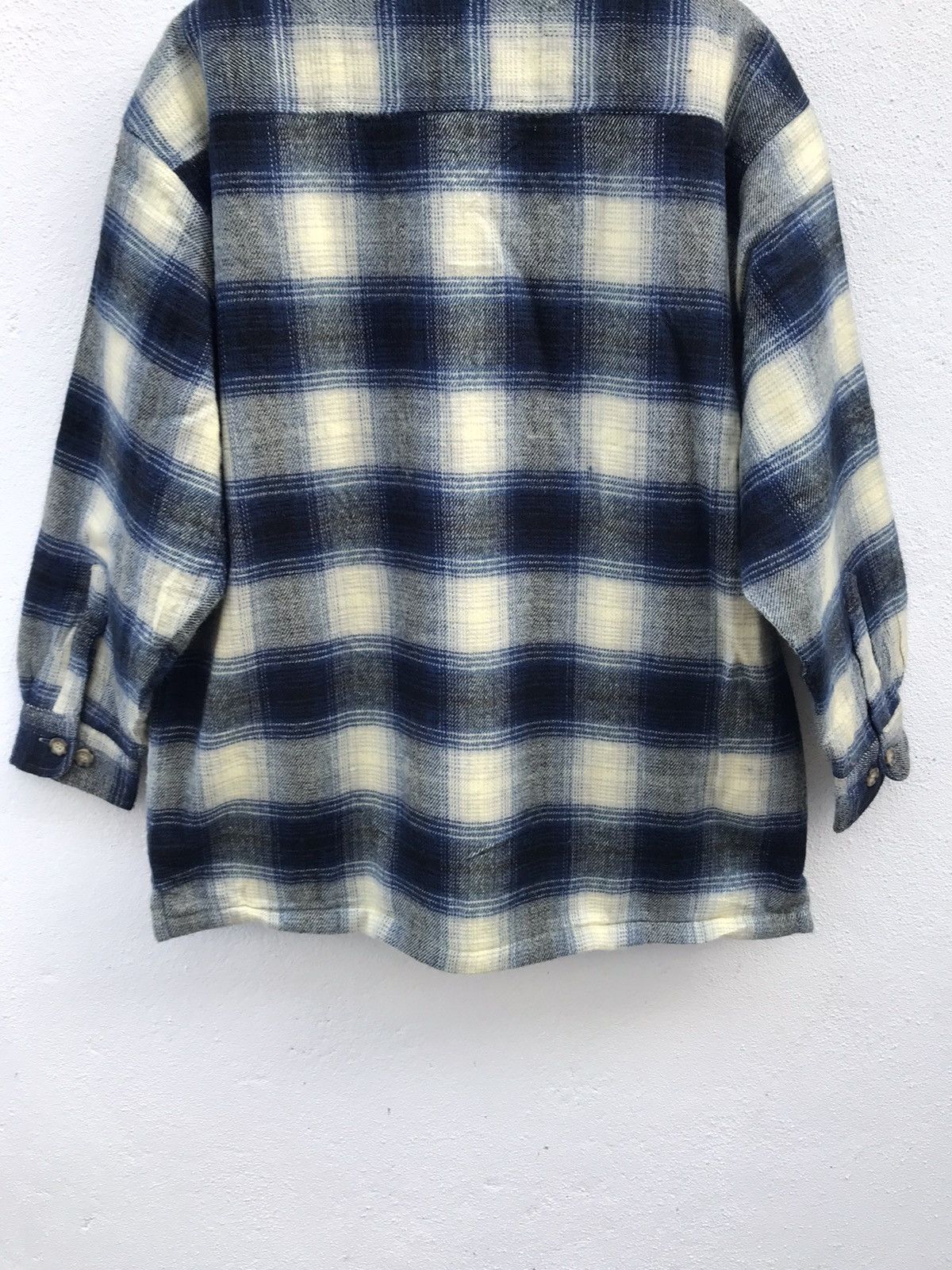 Japanese Brand Vintage Light Staff Sherpa Lining Shirt Jackets Size US M / EU 48-50 / 2 - 9 Thumbnail