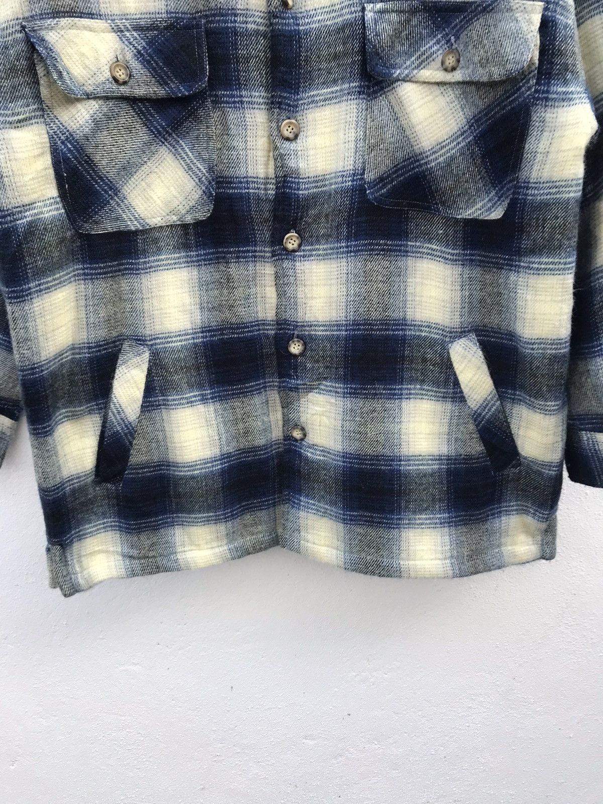 Japanese Brand Vintage Light Staff Sherpa Lining Shirt Jackets Size US M / EU 48-50 / 2 - 4 Thumbnail