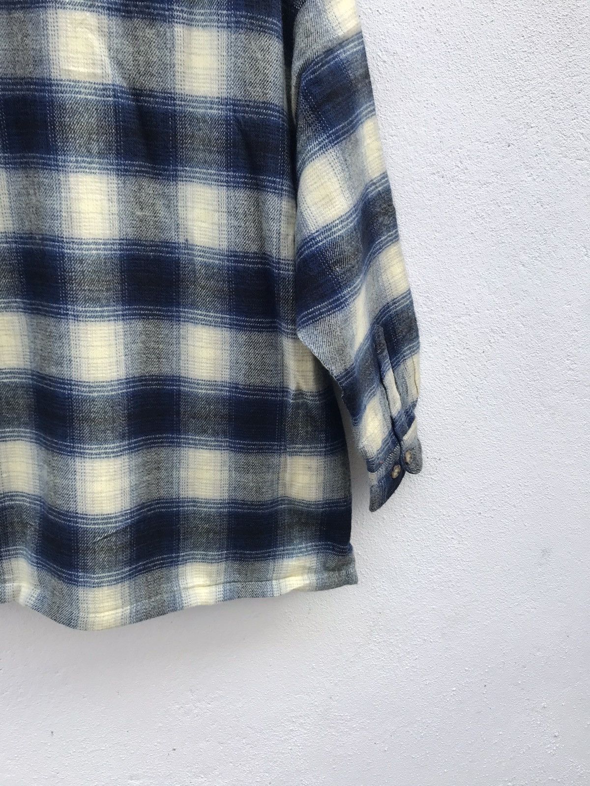 Japanese Brand Vintage Light Staff Sherpa Lining Shirt Jackets Size US M / EU 48-50 / 2 - 8 Thumbnail