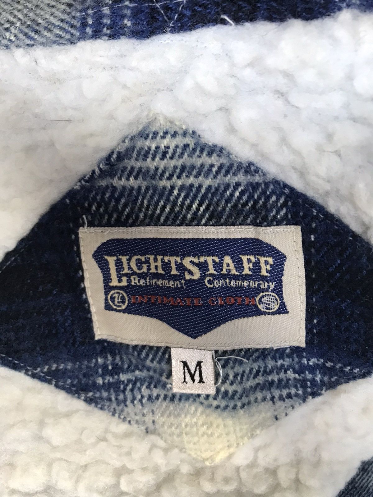 Japanese Brand Vintage Light Staff Sherpa Lining Shirt Jackets Size US M / EU 48-50 / 2 - 12 Thumbnail
