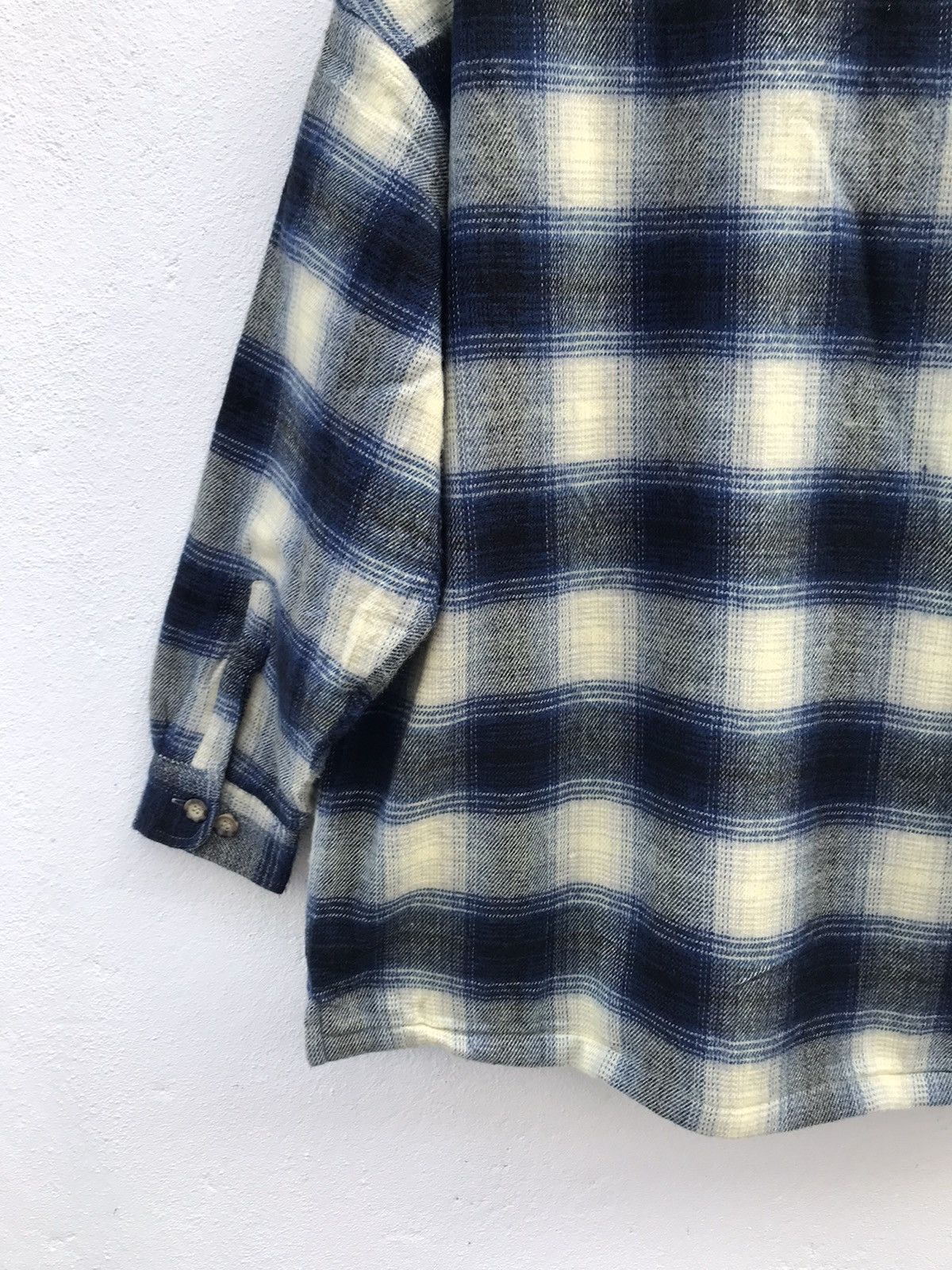 Japanese Brand Vintage Light Staff Sherpa Lining Shirt Jackets Size US M / EU 48-50 / 2 - 7 Thumbnail