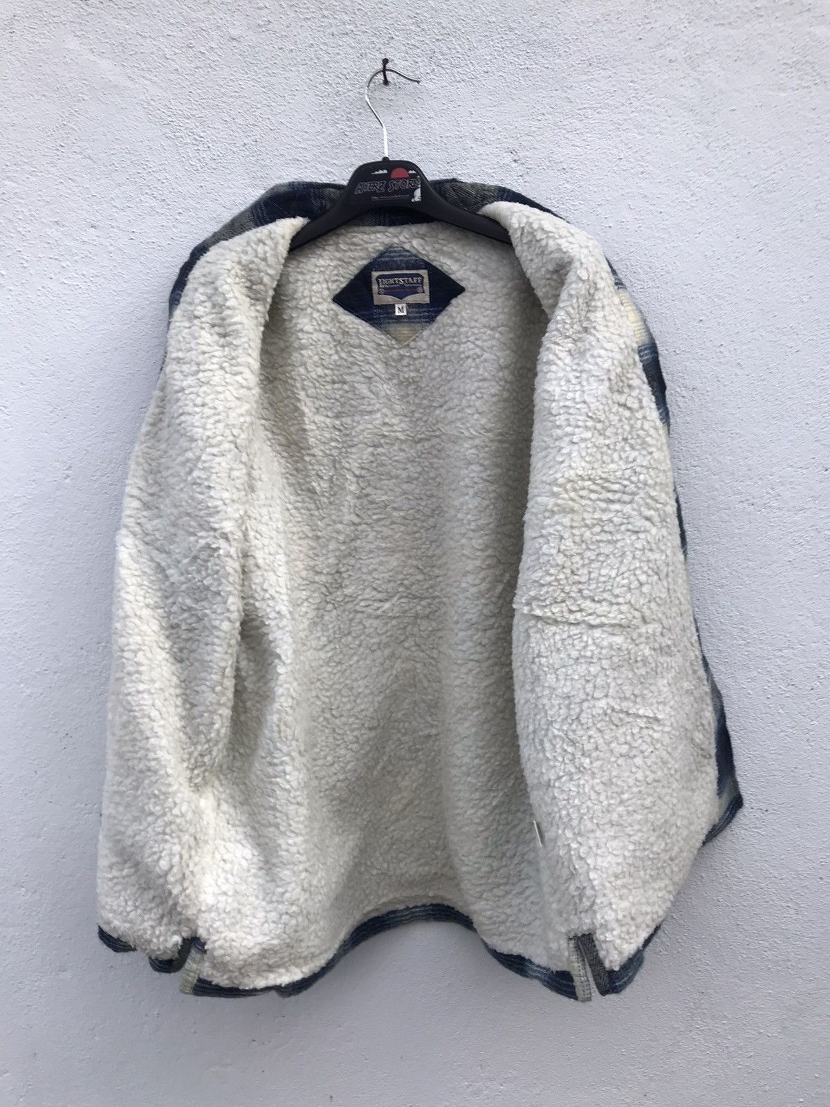Japanese Brand Vintage Light Staff Sherpa Lining Shirt Jackets Size US M / EU 48-50 / 2 - 11 Thumbnail