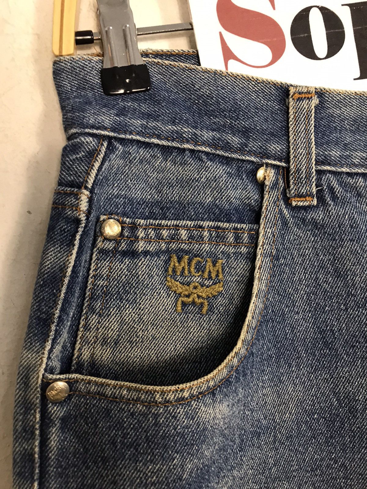 MCM Mcm Sportstyle Loose Fit Design Jeans Size US 29 - 8 Thumbnail