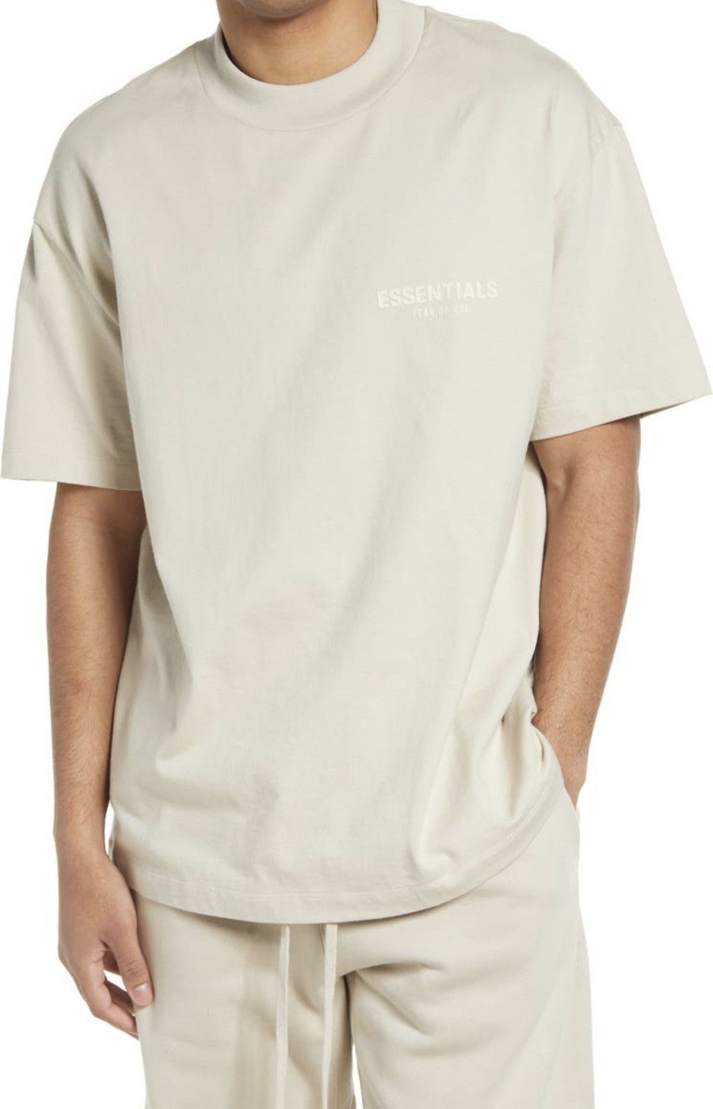 FOG × Fear of God × Pacsun FOG - Essentials Fear Of God Wheat Crewneck T-Shirt Size (M) Size US M / EU 48-50 / 2 - 6 Thumbnail