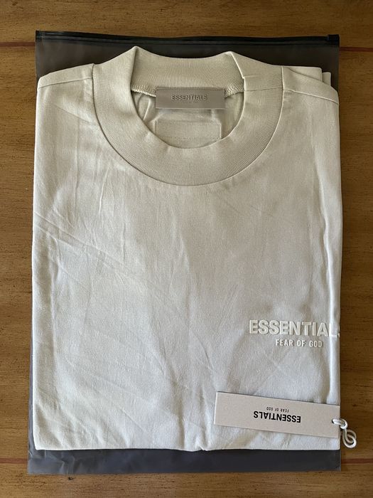 Pacsun FOG - Essentials Fear Of God Wheat Crewneck T-Shirt Size (M